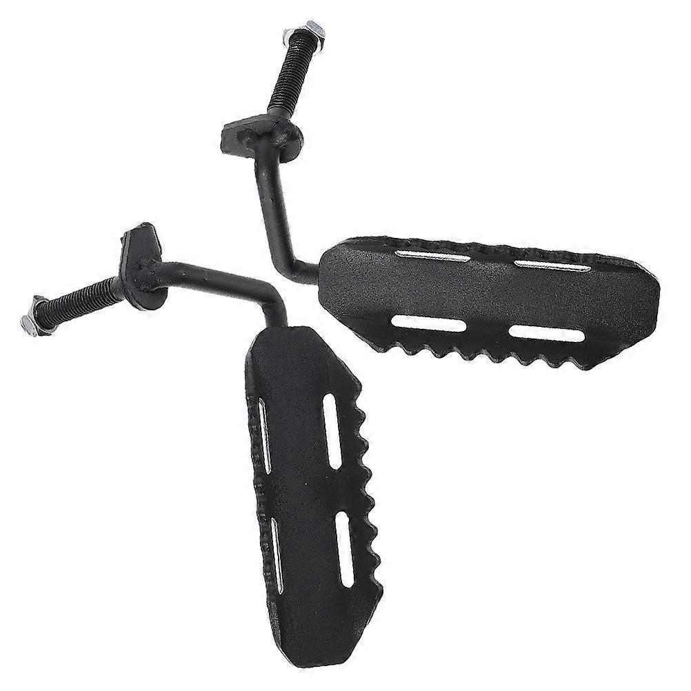 Durable Foot Rest Pedal Car Door Hinge Footrest Pedals Black 6.1X3.3X2.8in 1 Pair