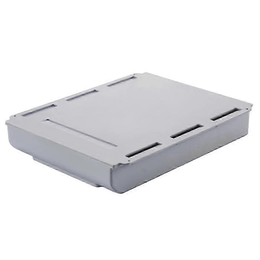 Under Desk Drawer Organizer Hidden Self-Adhesive Space Saving ABS Storage Box Size XL - Grey