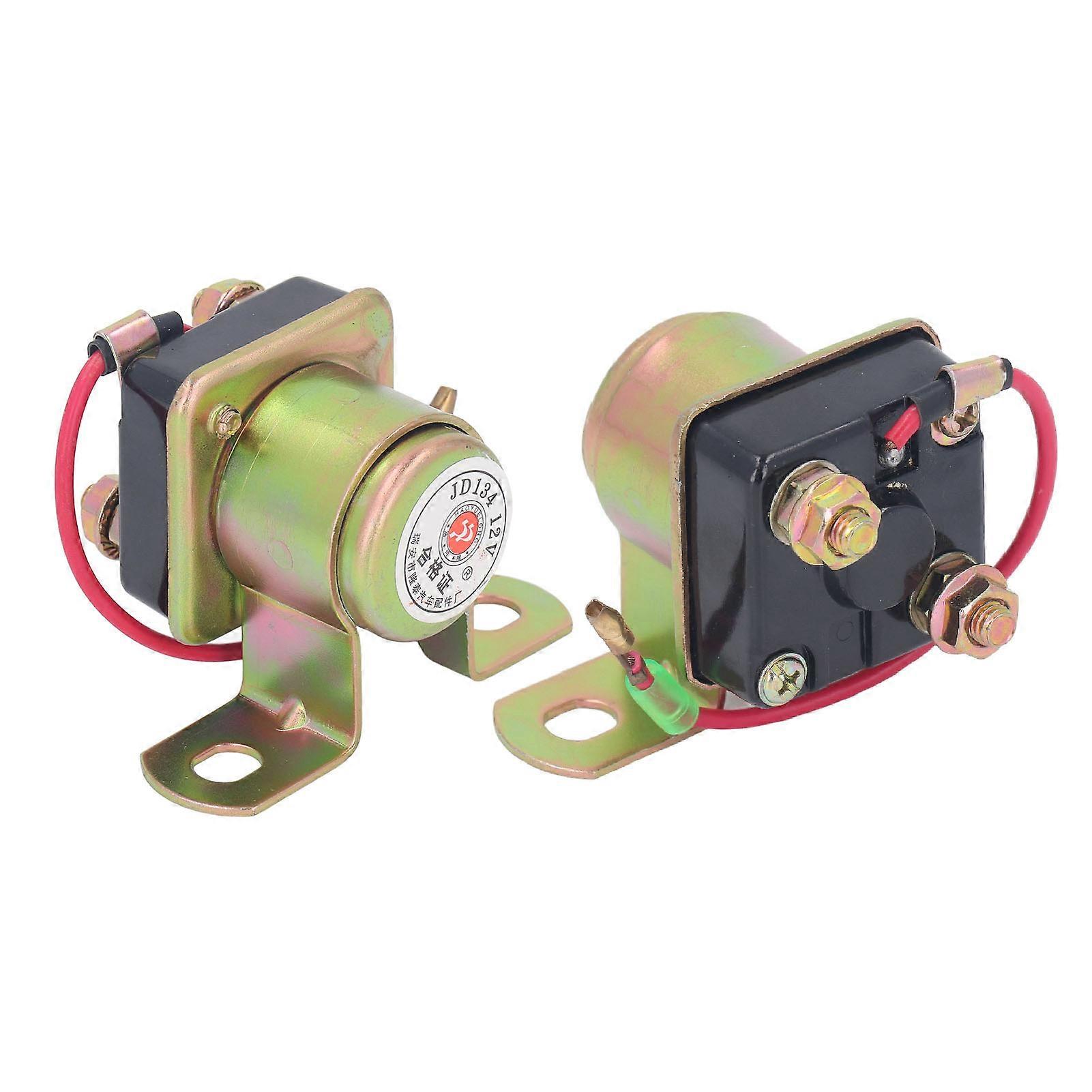 High Power 12V Car Motor Start Relay Copper ABS Material