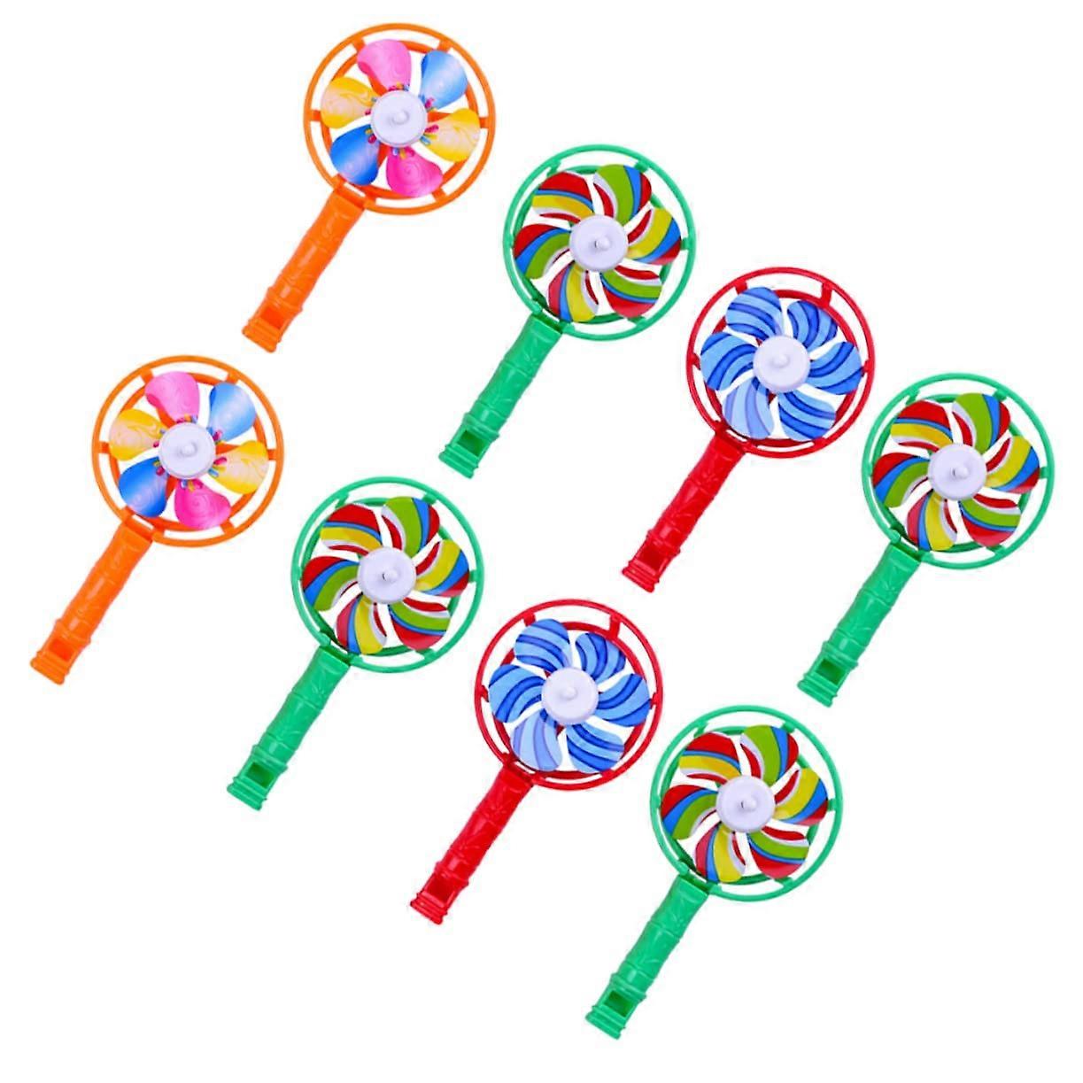 30 Pack Windmill Whistles for Kids, Colorful Creative Playset, Fun Outdoor Toys, Safe Durable Plastic Design