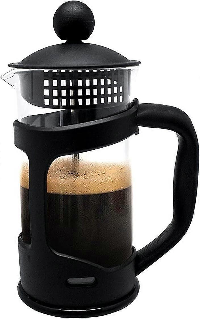 French Piston Coffee Maker 18x11.5x8 cm 0.35L Black