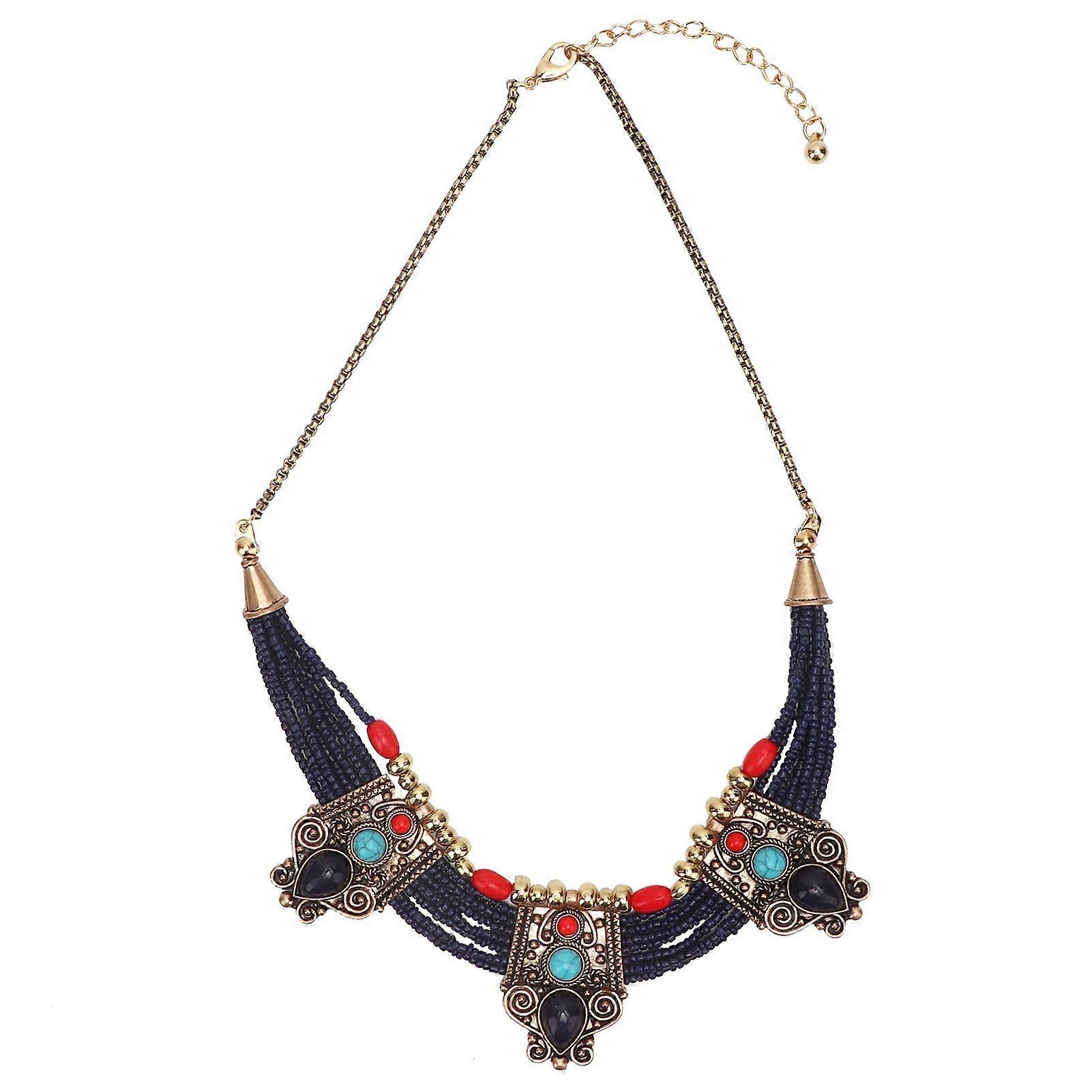 2025 Latest Model  Vintage Statement Multilayer Collarbone Chain Women