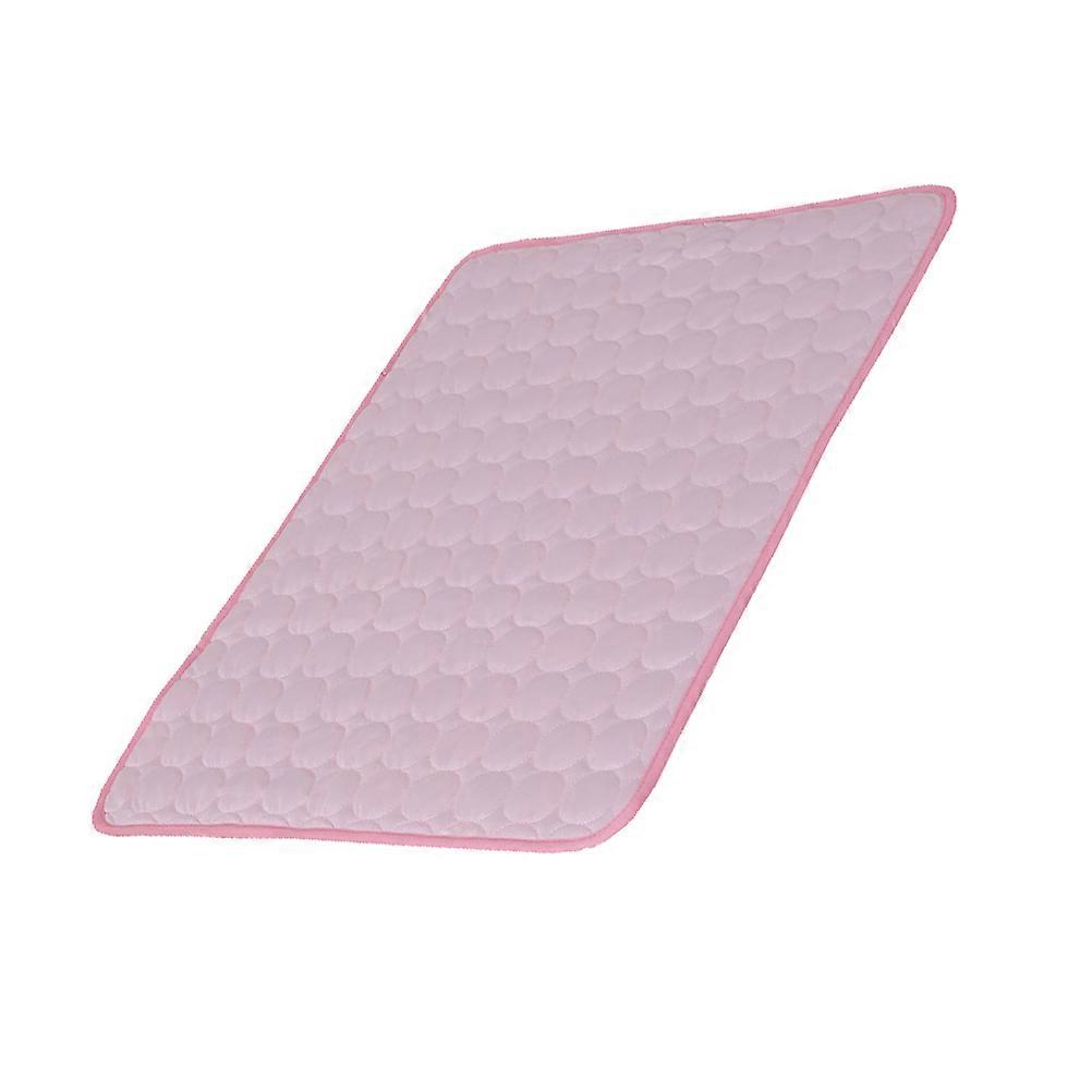Summer Cooling Mat for Pet Pink Foldable Convenience Pet Mat