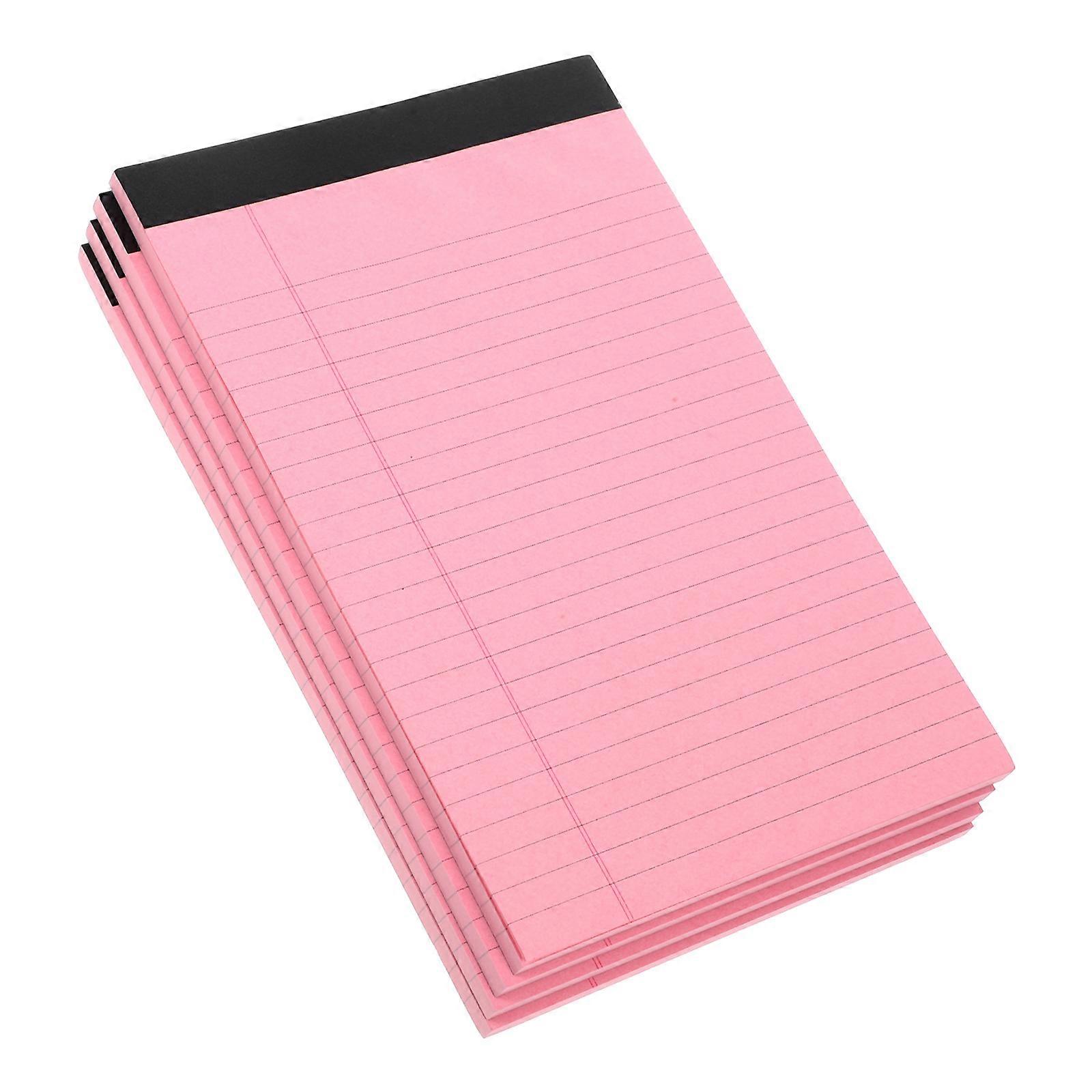 4pcs Legal Pad Memo Notepad Tearable Lined Paper Notebooks for Office Supplies Portable Multi Function Note Taking and Task Reminder Pads