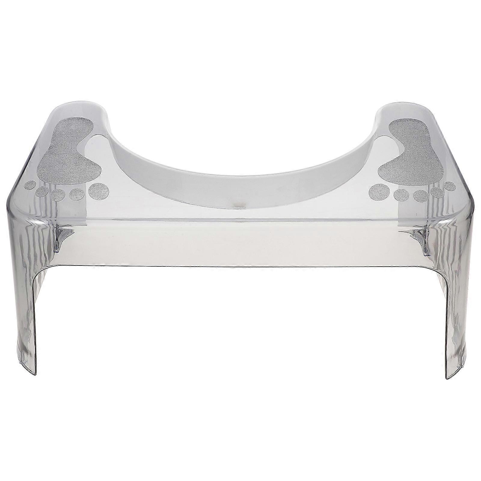 最適なしゃがんだ姿勢のための耐久性のあるトイレステップスツール、快適で健康的な排便のための滑りにくいバスルームフットスツール