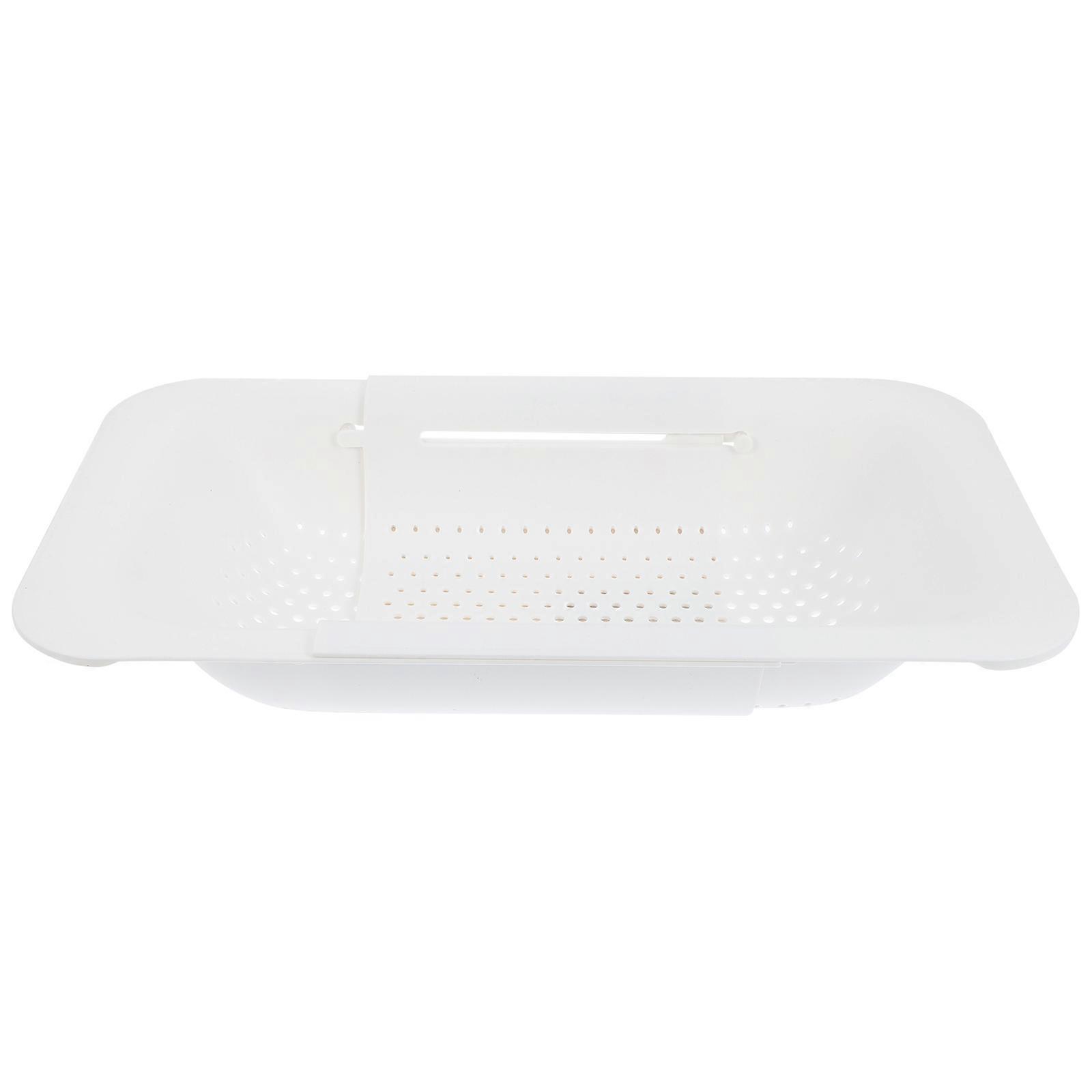 Vegetable Washing Soaking Basket Sink Strainer For Kitchen 37X20X8CM Extendable 1Pack