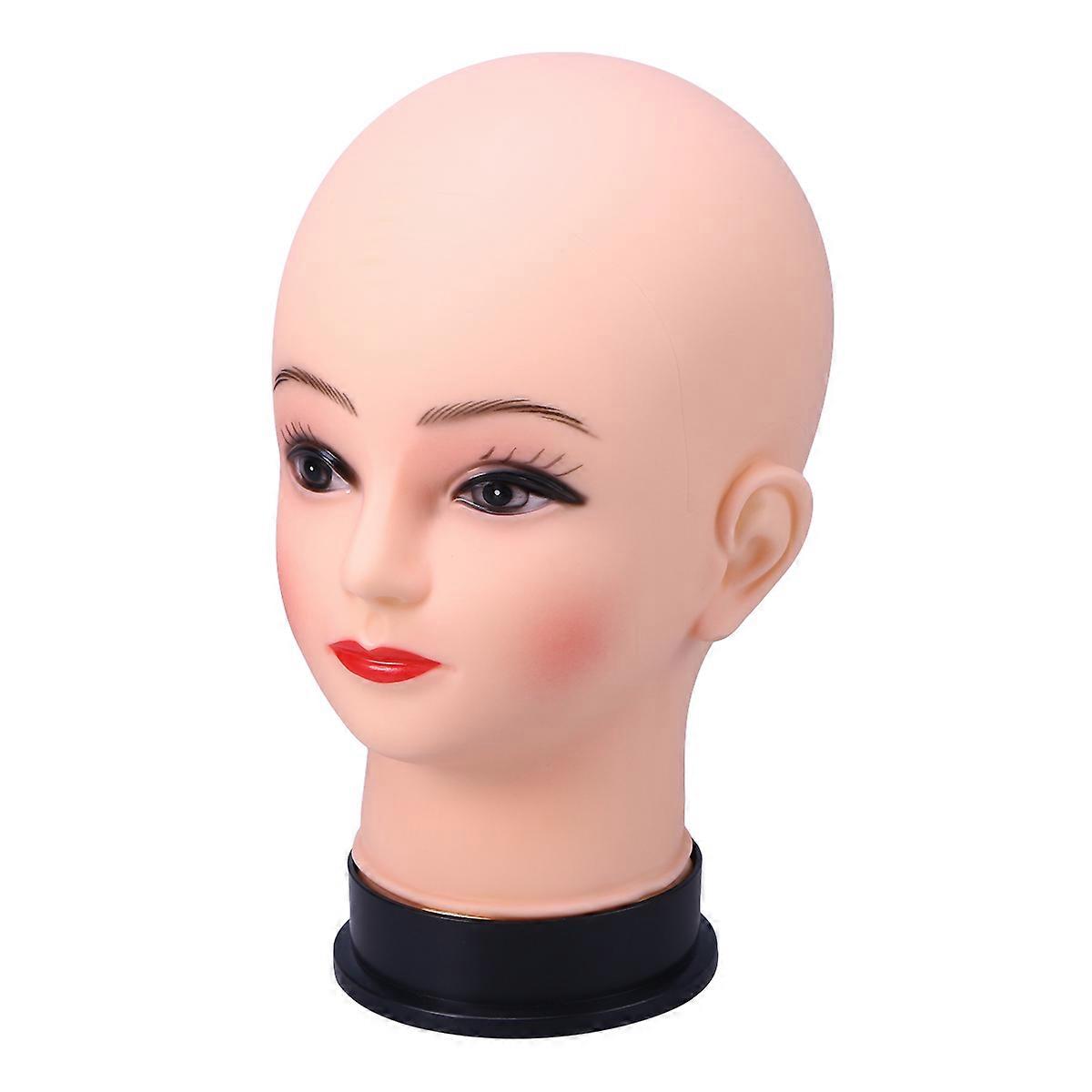 Hat Styling Head Form Mannequin Head Multi Color 28.00X18.00X28.00cm Hair Cutting Practice 1Pcs