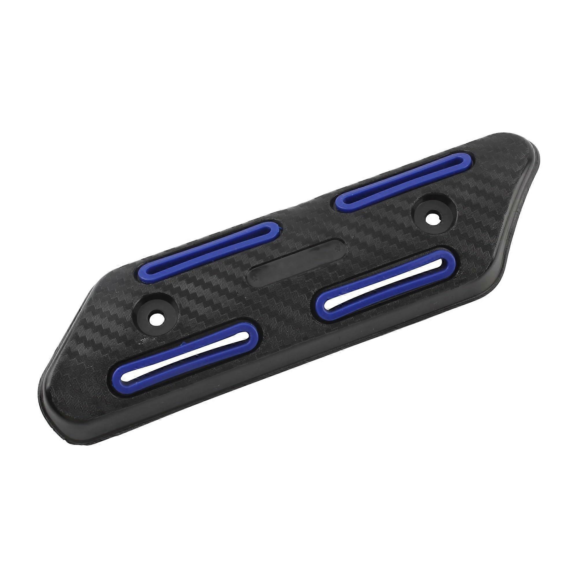 Exhaust Heat Shield Motorcycle Heat Insulation Protection Retrofit Universal AntiScalding Blue