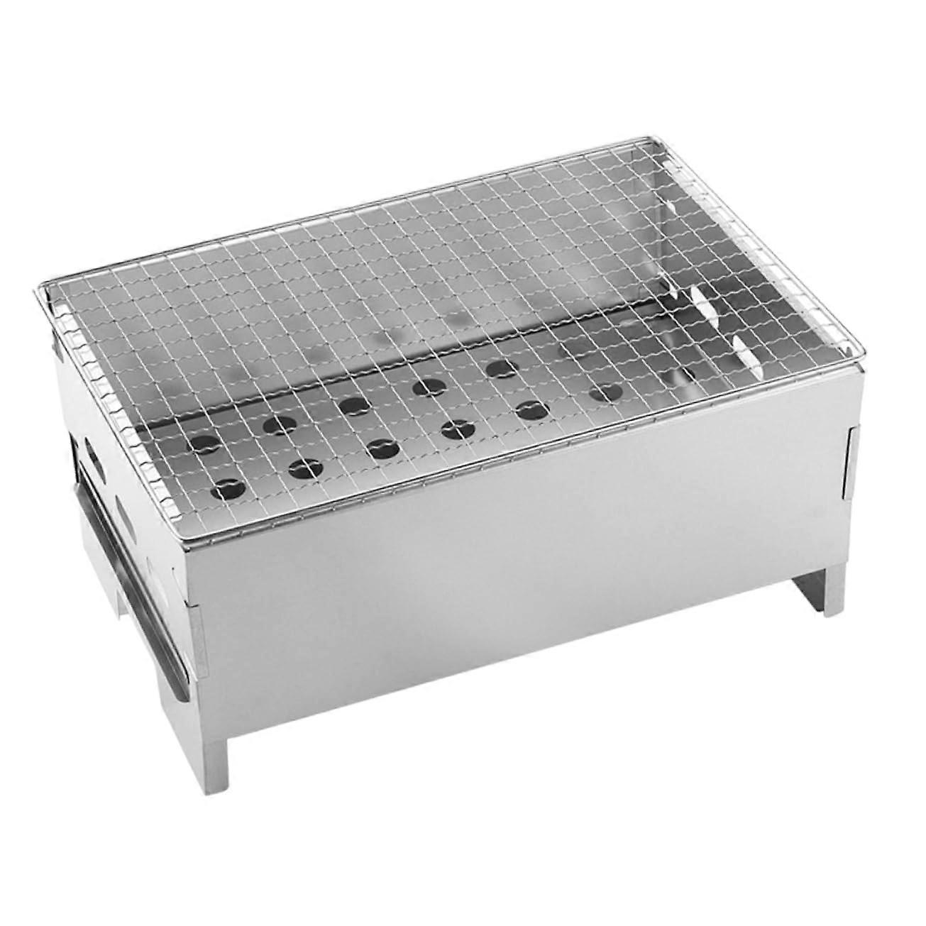 Portable grill for on the go, compact camping grill with sturdy design for parties and outdoor activities, easy to clean, versatile for various uses.