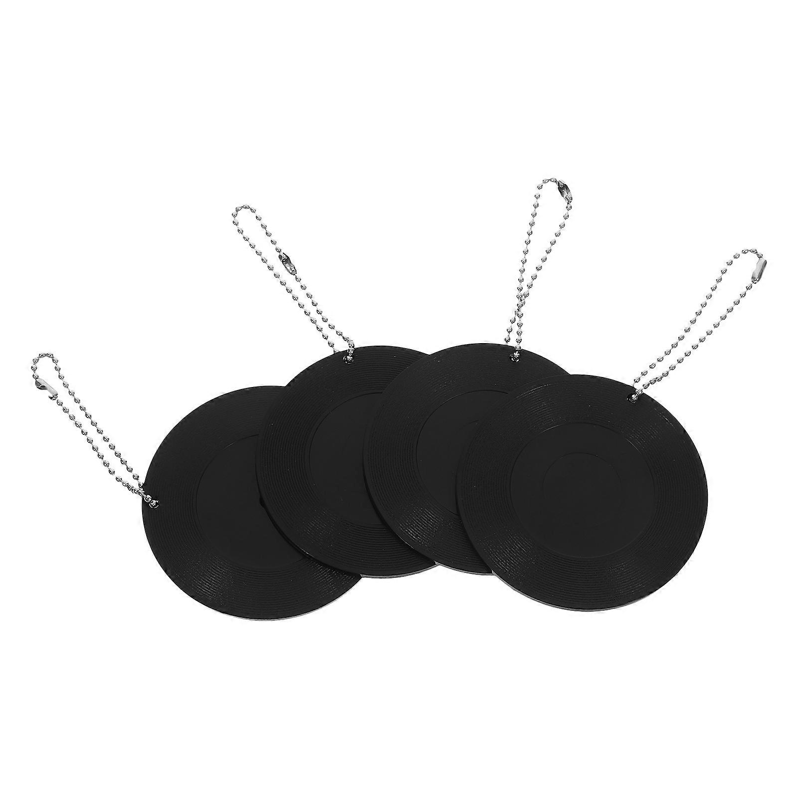 4pcs Vinyl Record Keychains for Music Lovers – Durable, Fun & Versatile Accessories for Graduation, Daily Use for Musicians & Students