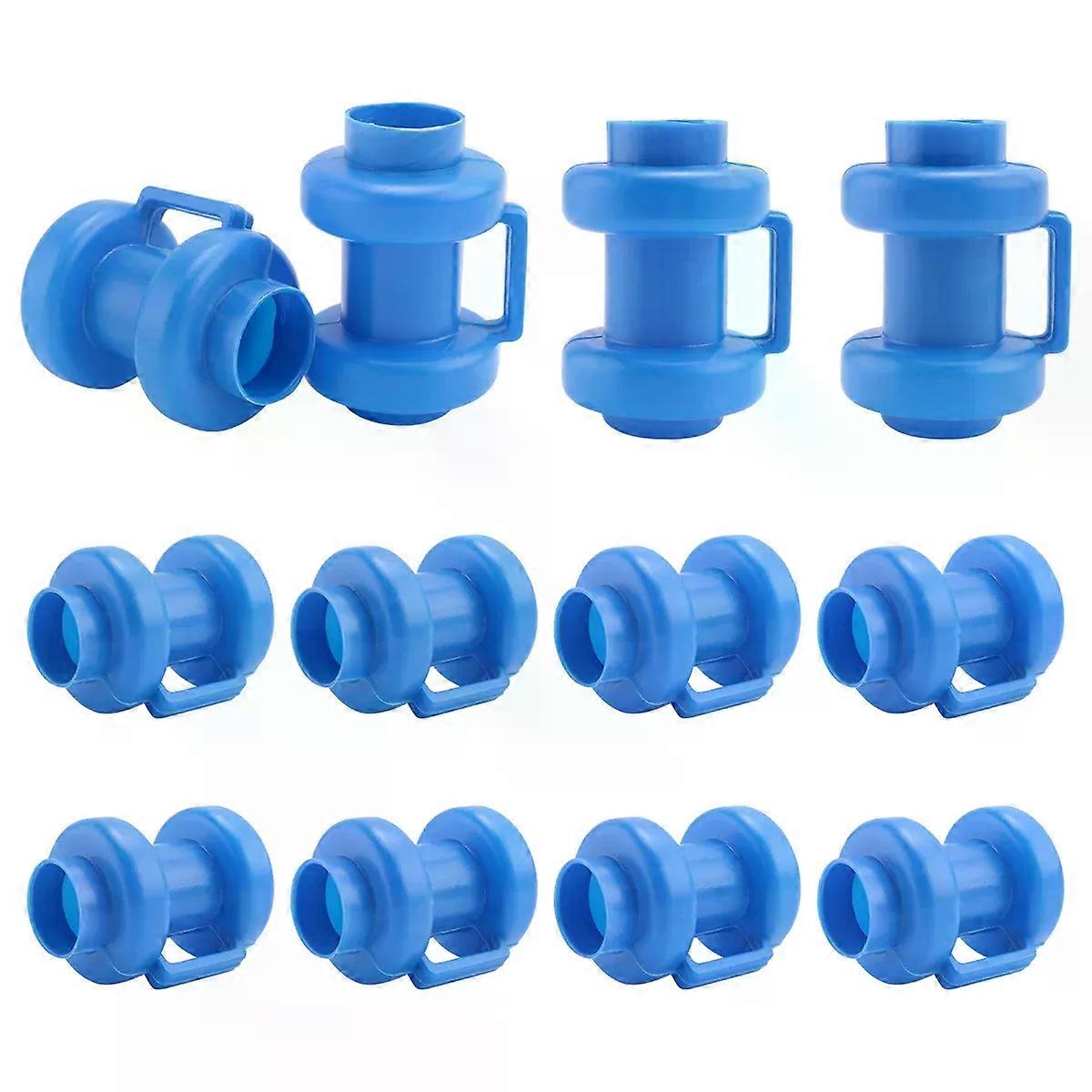 B48B-12 Pcs Trampoline Caps 25 mm Trampoline End Caps for Attaching the Safety Net to the Net Poles of the Trampoline