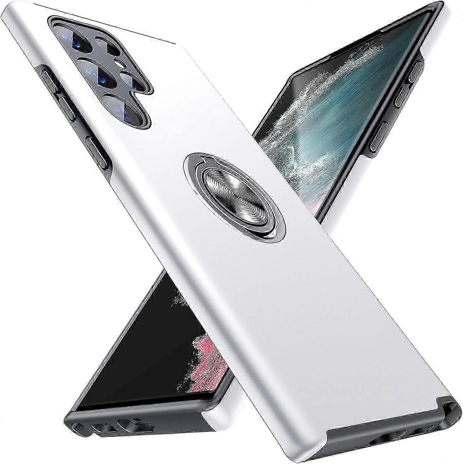 جراب لهاتف Galaxy S24 مع حامل حلقة مسند ، حماية من الدرجة العسكرية لحافظة Samsung Galaxy S24