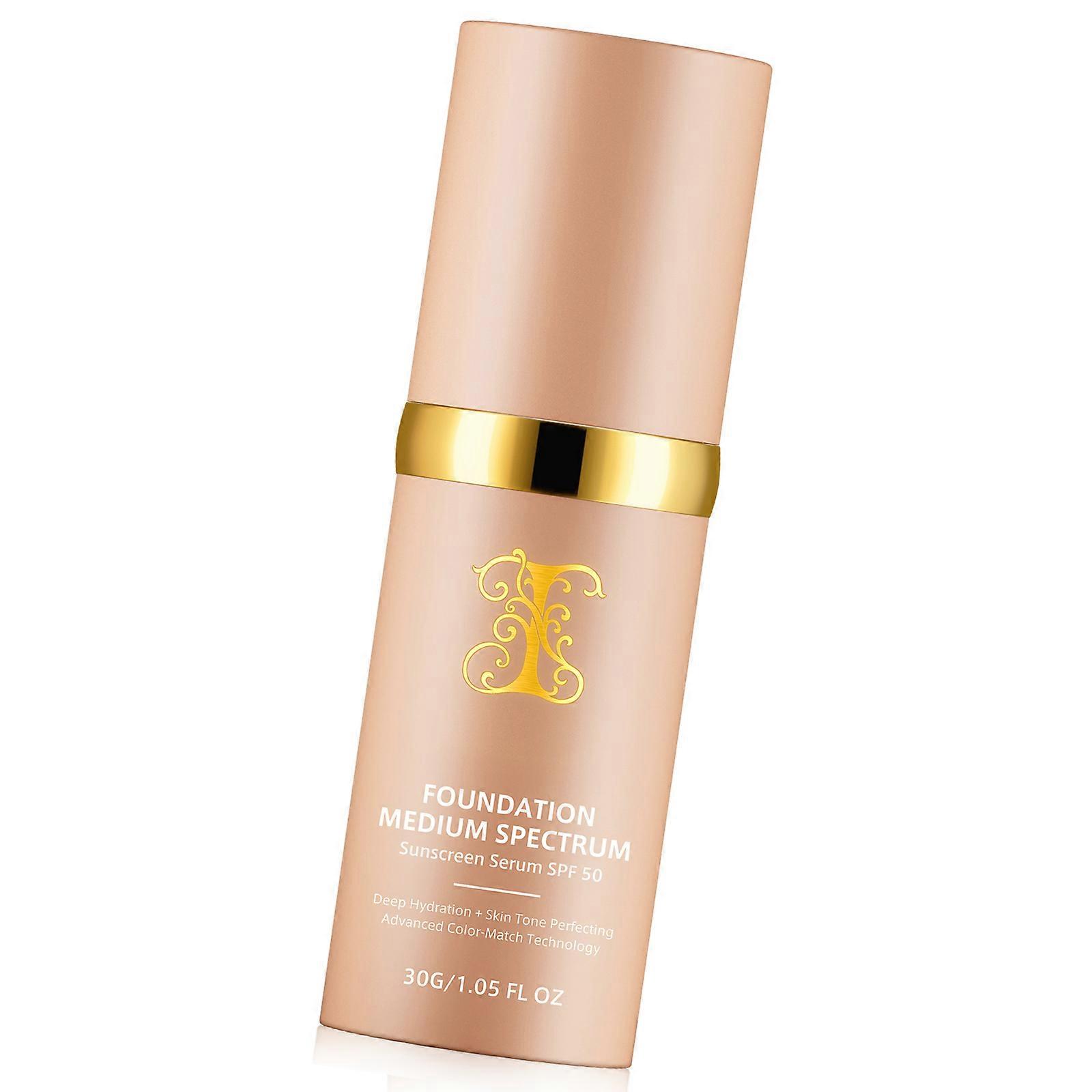 Moisturizing Concealer 4 in 1 Medium Spectrum Correct Dull Skin Tone Concealer Sun Protection Concealer Multicolor