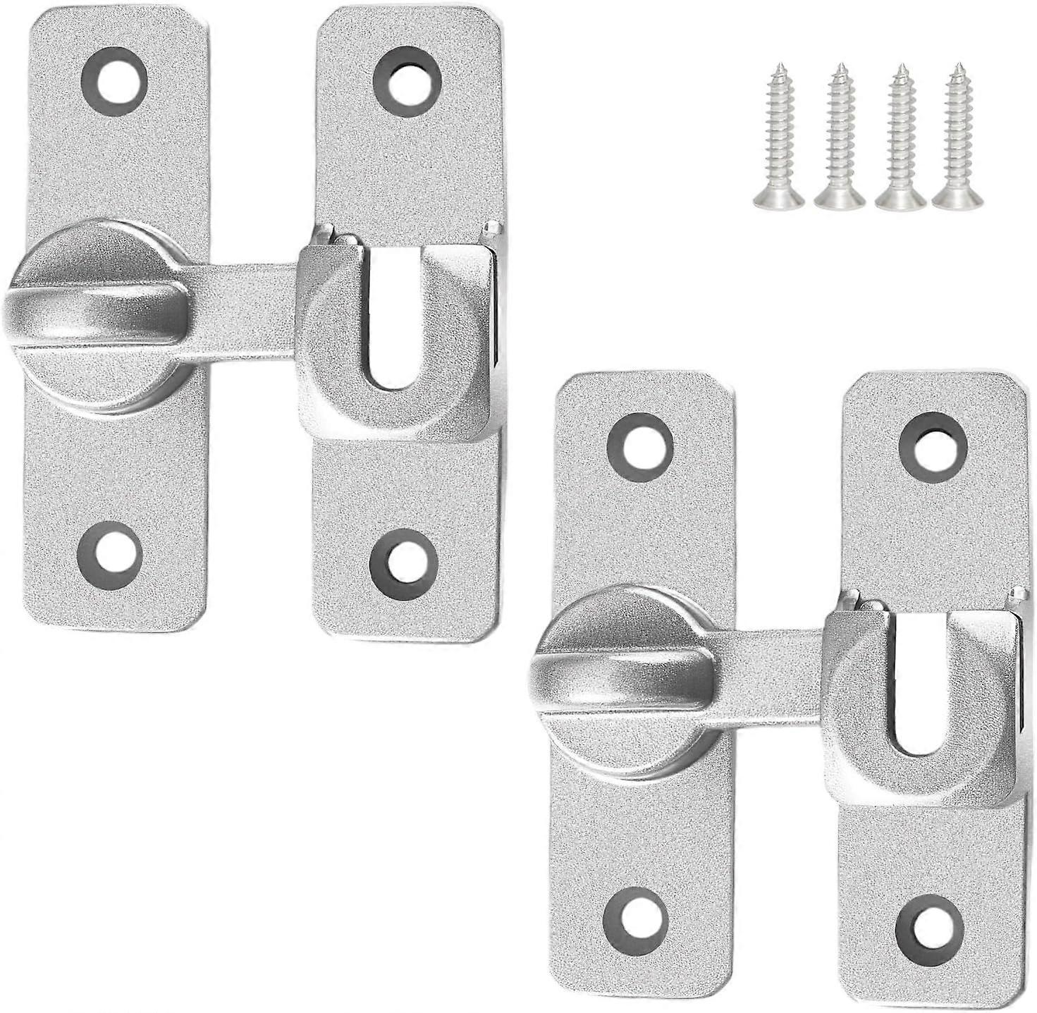 Universal with Screws, 90 Degree Push-Pull Sliding Door Lock