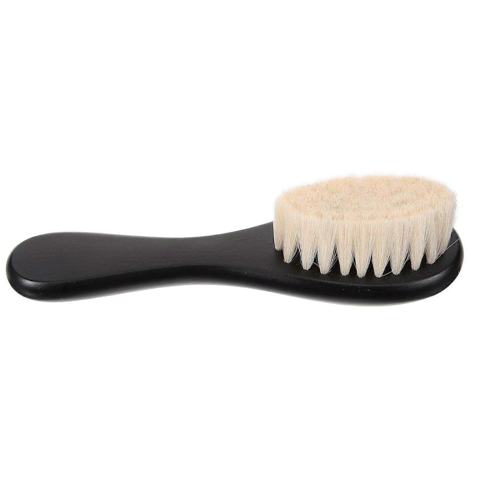 Baby Scalp Brush for Daily Use with Strong Cleaning Ability Black Beech and Wool 7.5x4.5 Inches