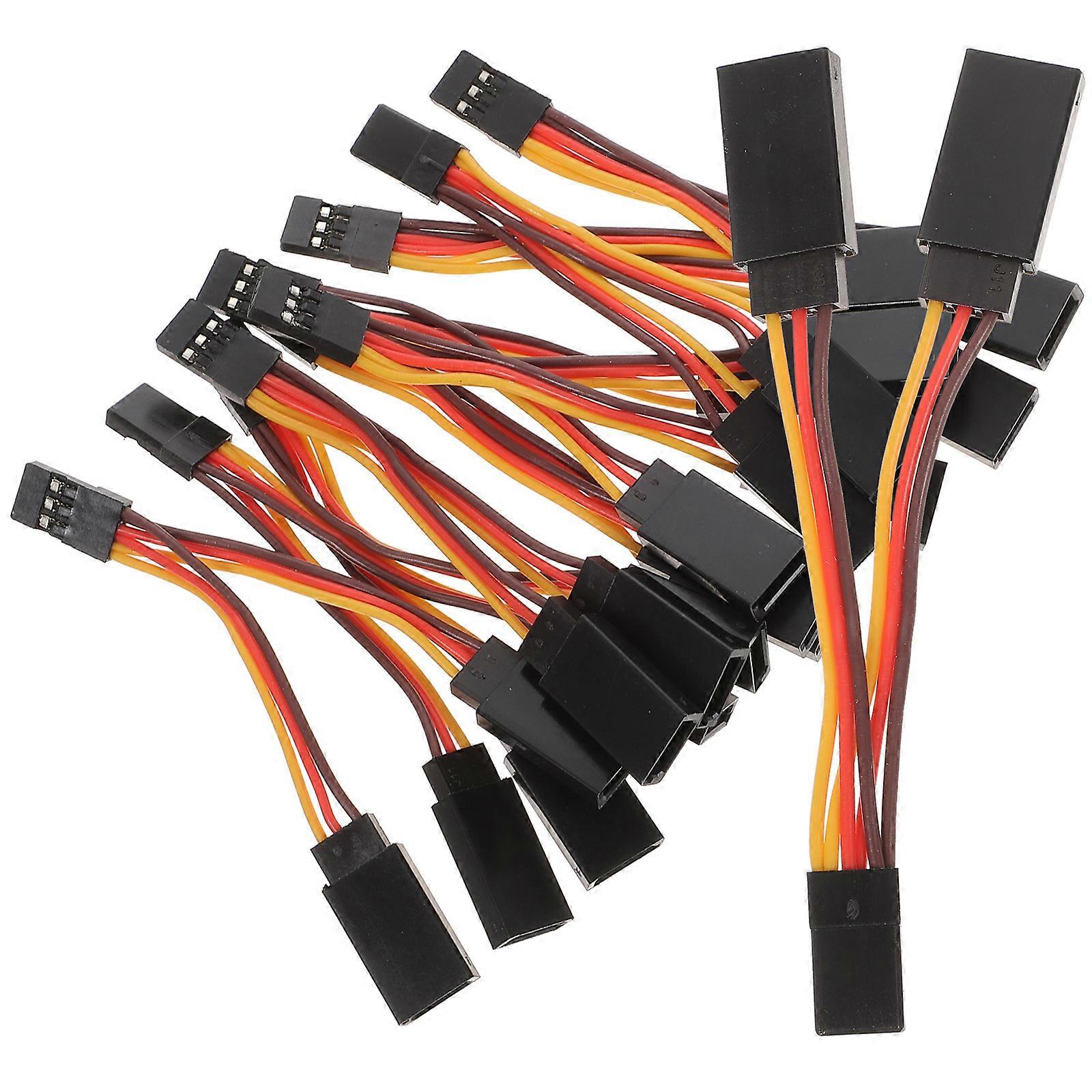 10PCS Extension Cable for Cars, Helicopters, Planes Lightweight, Flexible Control Wire with Male to Female Connection