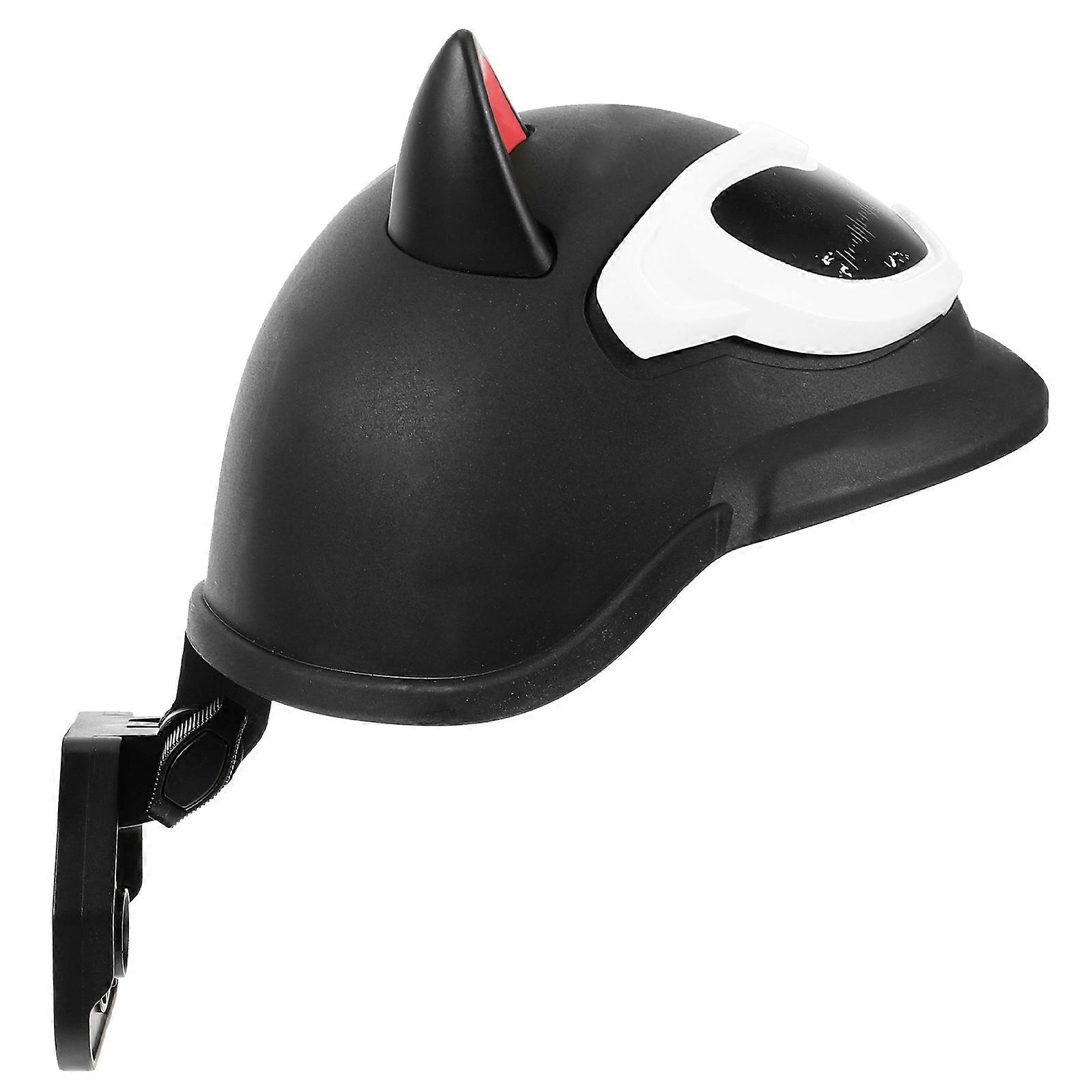 Phone Sunshade Helmet Shape Mobile Phone Sunshade For Outdoor Riding Pink Cat Ear Design 1Set