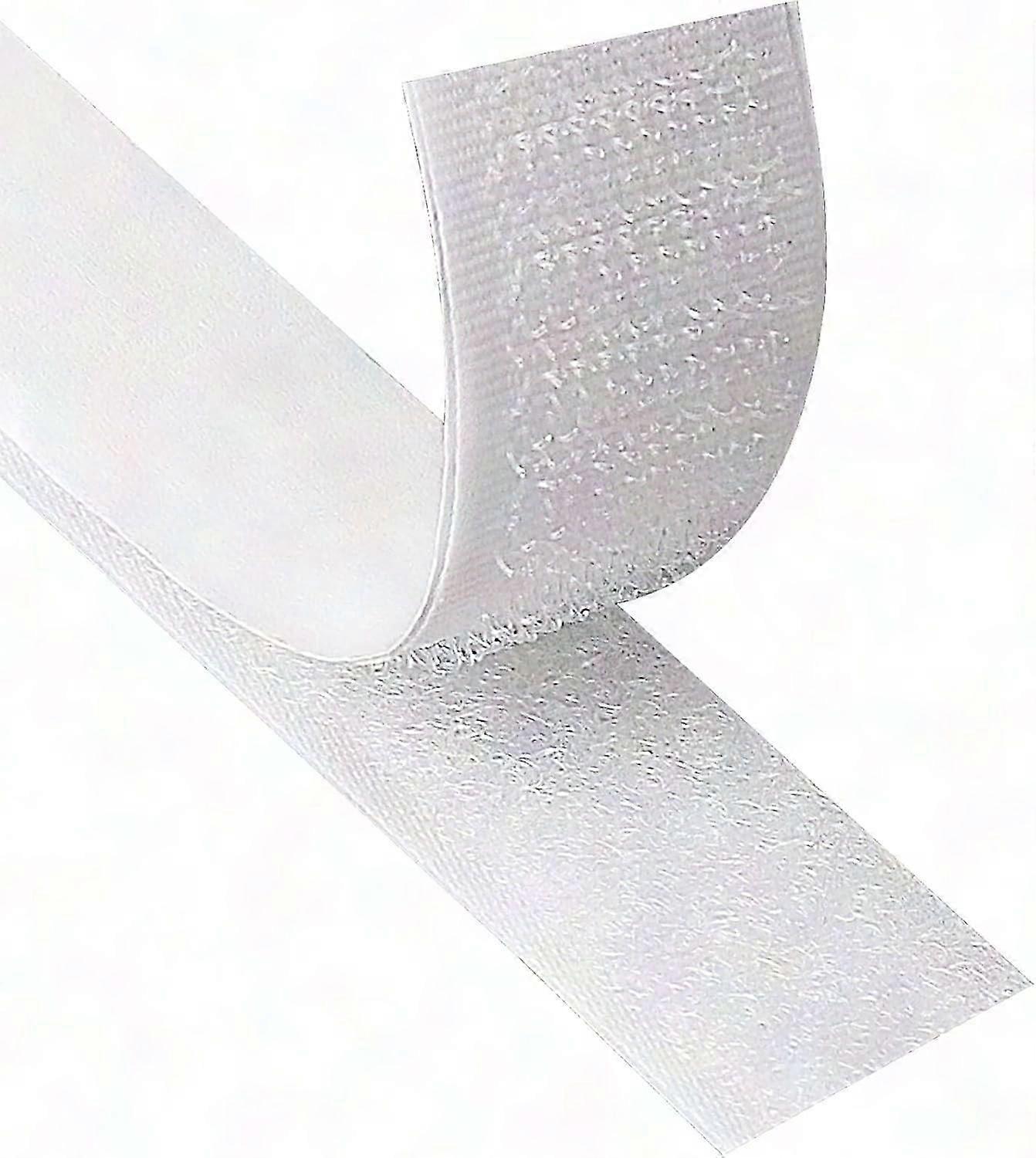 Self Adhesive Tape 8m Sticky Fixing Tape 25mm Width (25mm x 8m, White)