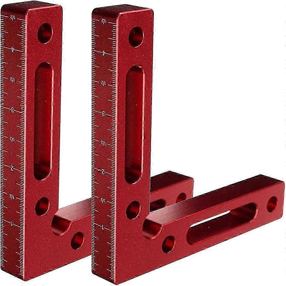 Aluminum Alloy 90 Degree Positioning Squares, 12 X 12 Cm Clamping Square, Right Angle Clamps, Carpentry Tool