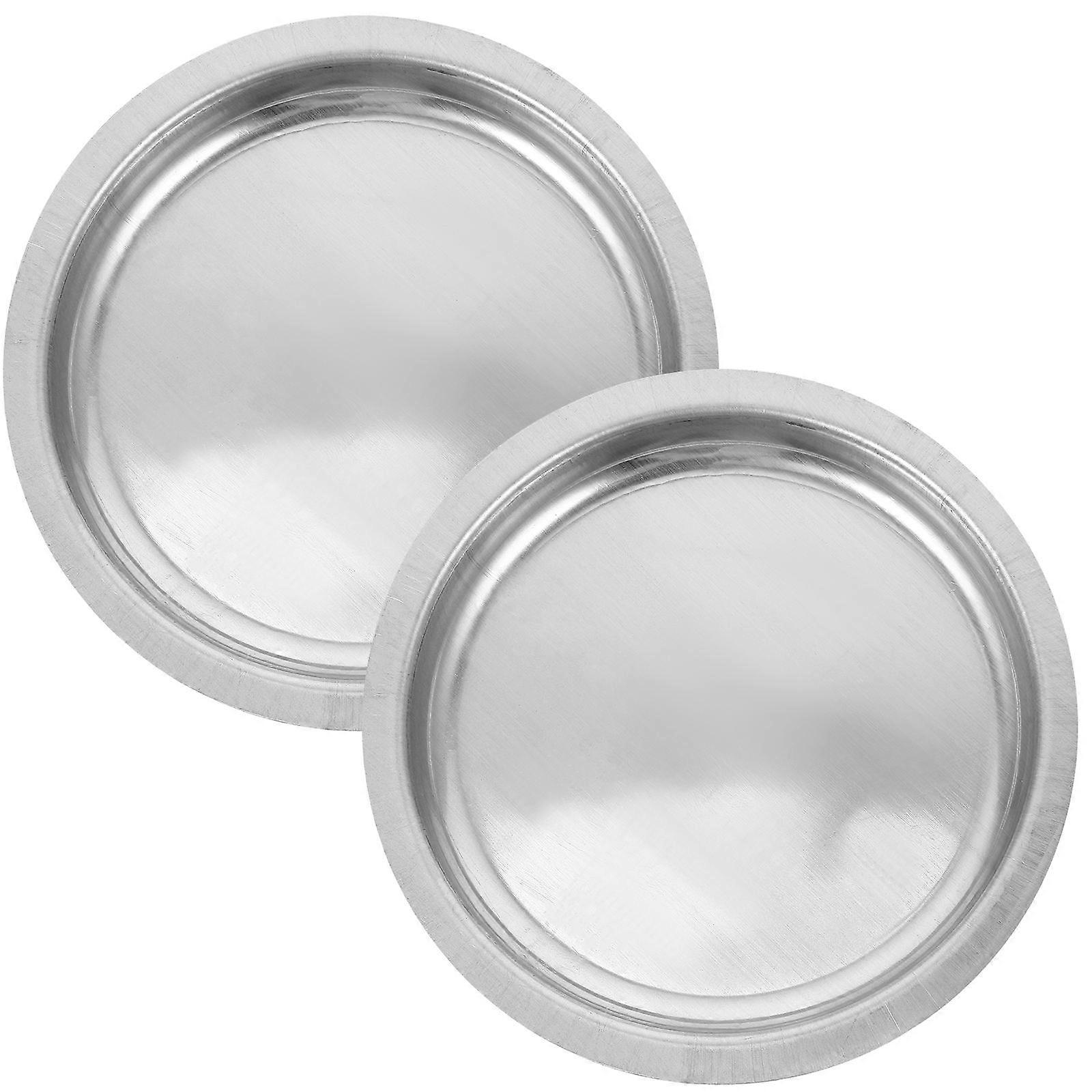Aluminum Sheet for Pan and Pot Repairing Strong Silver Color for Home Use Portable Lightweight Design 2pcs