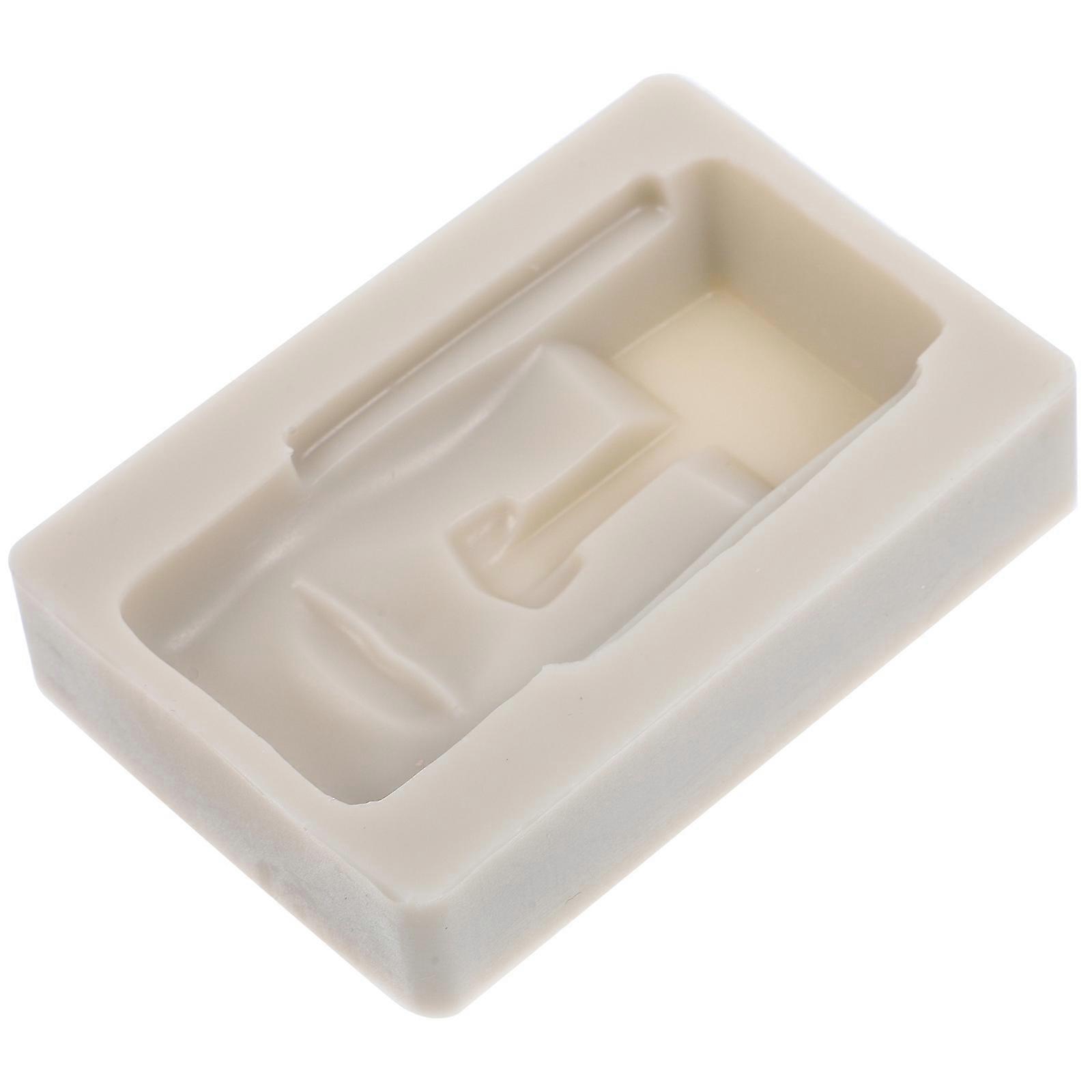 Cake Baking Mold Flexible Moai Shape Mold Candy Bakers Temperature Range -40°F to 446°F 1Pcs