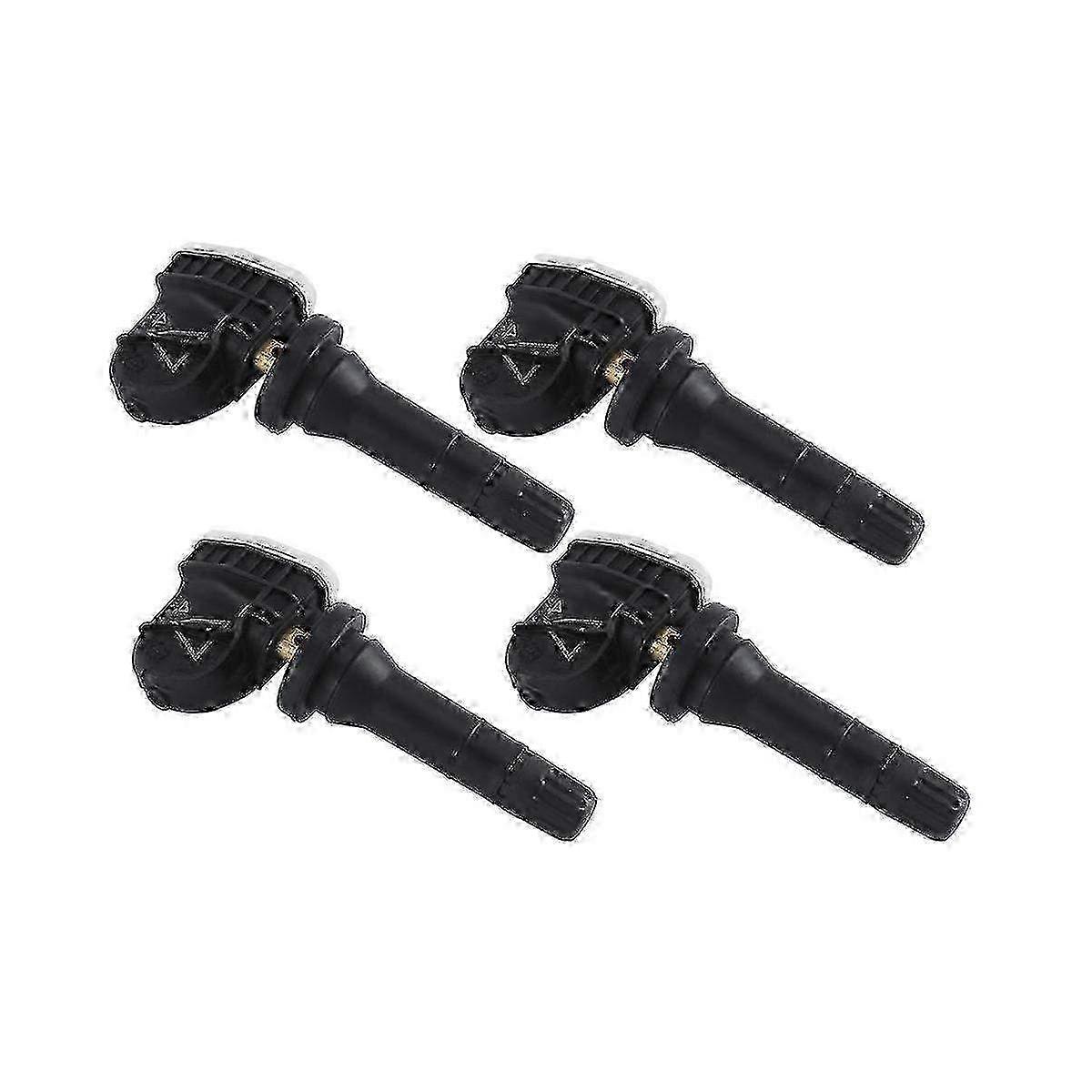 4Pcs TPMS Sensors for CT6, XT5, SRX, Opel Bolt, & Mokka - Black Tire Pressure Monitoring System Replacement Parts