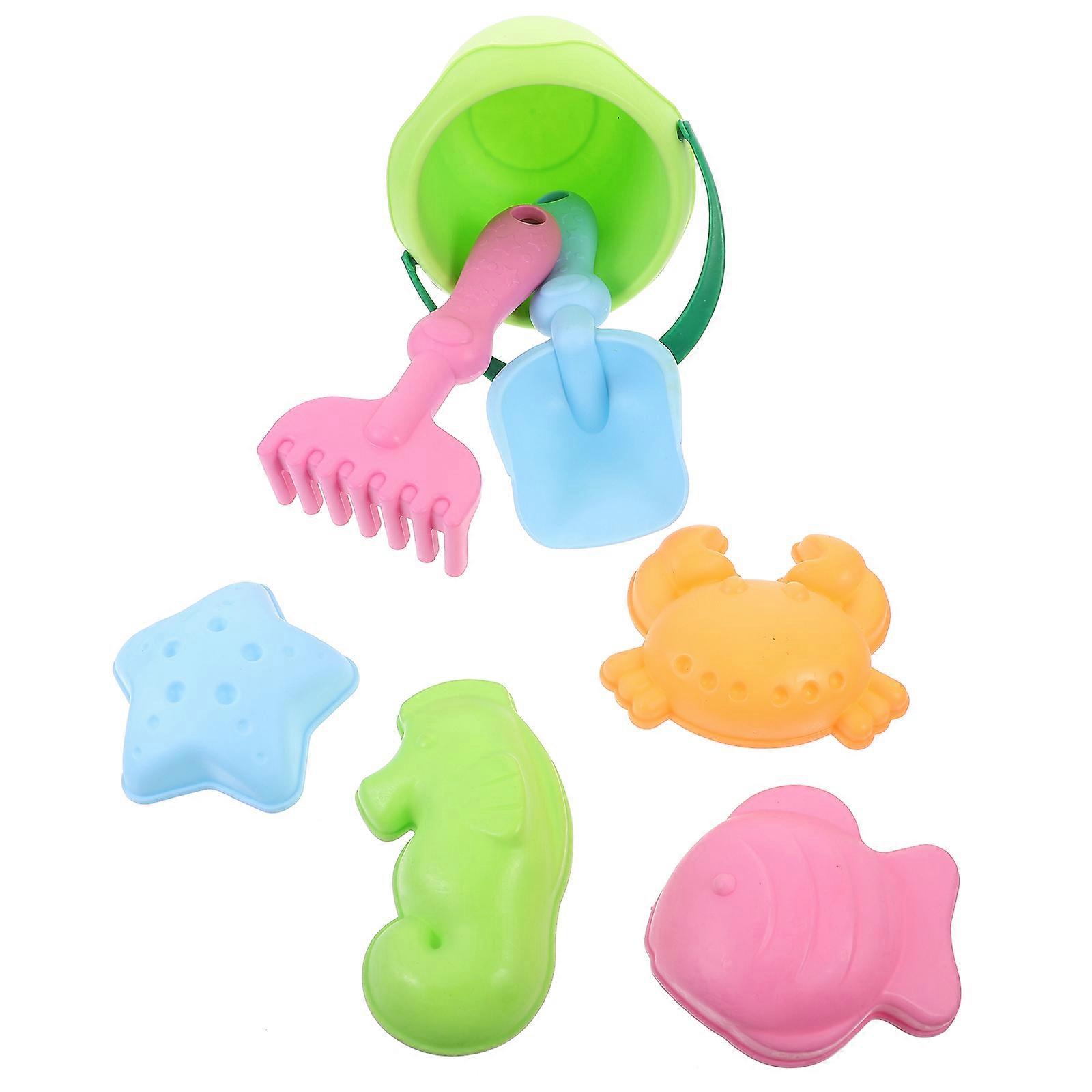 Soft Beach Play Set – Water & Sand Molds, Assorted Colors for Outdoor, Seaside, Park Use