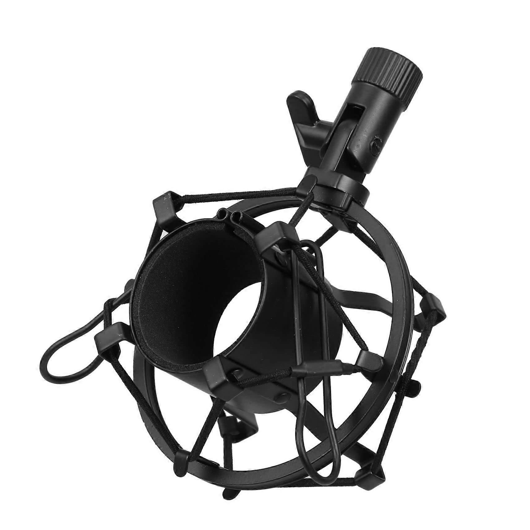 Microphone Anti-Vibration Suspension Mount Universal Clip Holder, High-Quality Alloy Material, Noise Reduction