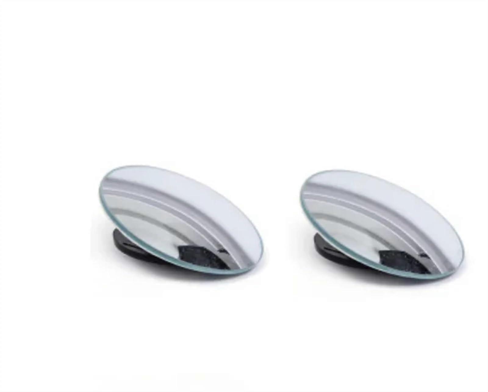 Rearview mirror 2 pieces convex blind spot mirror wide angle adjustable driving safety