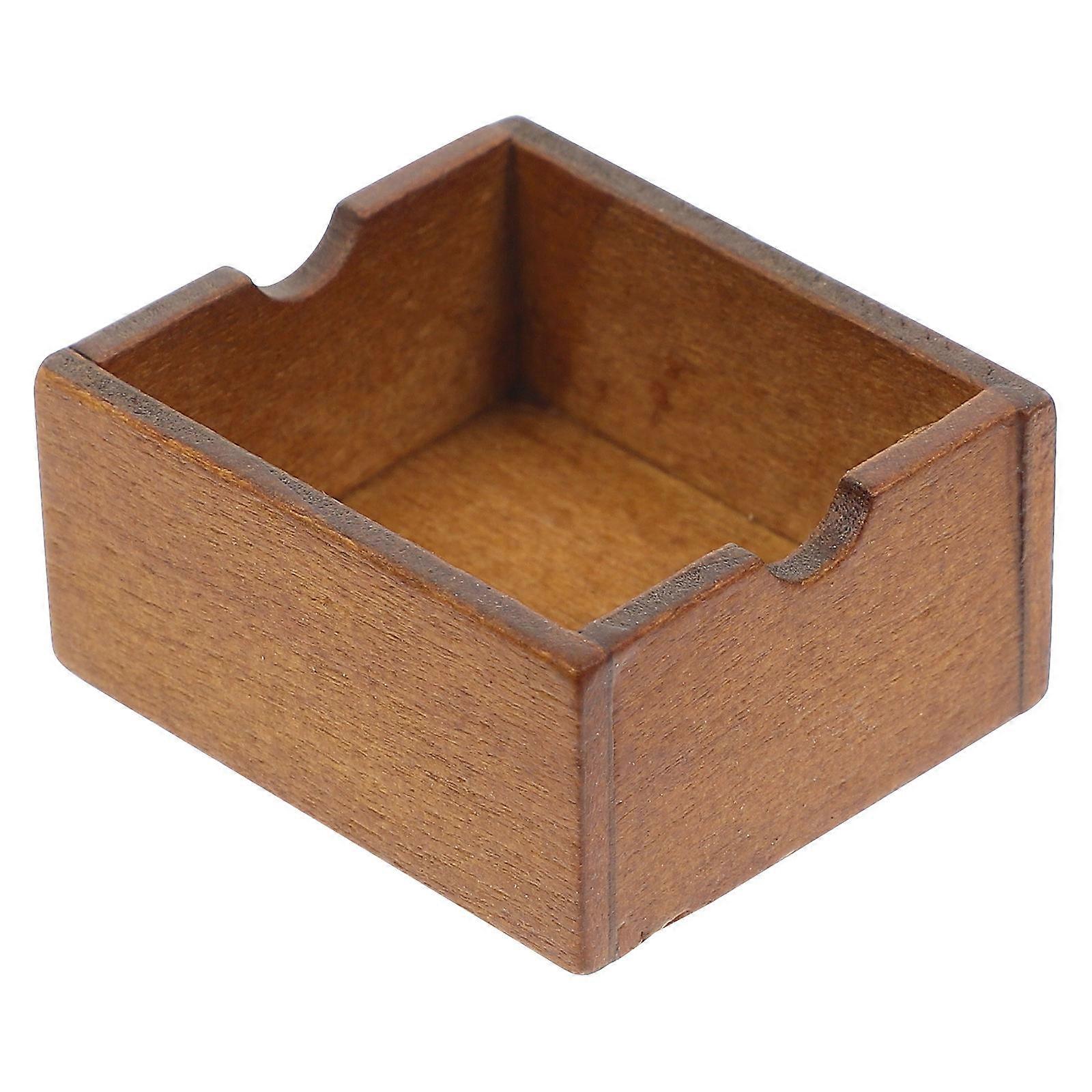 Miniature Basket Doll House Crates for Decoration 1 Piece