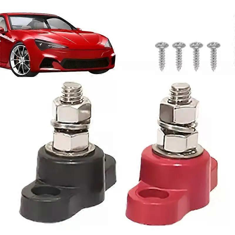 Posts Battery Junction 1 Pair Battery Junction Posts Single Stud For Car Mounting Screws Included Vehicle Modification Parts For