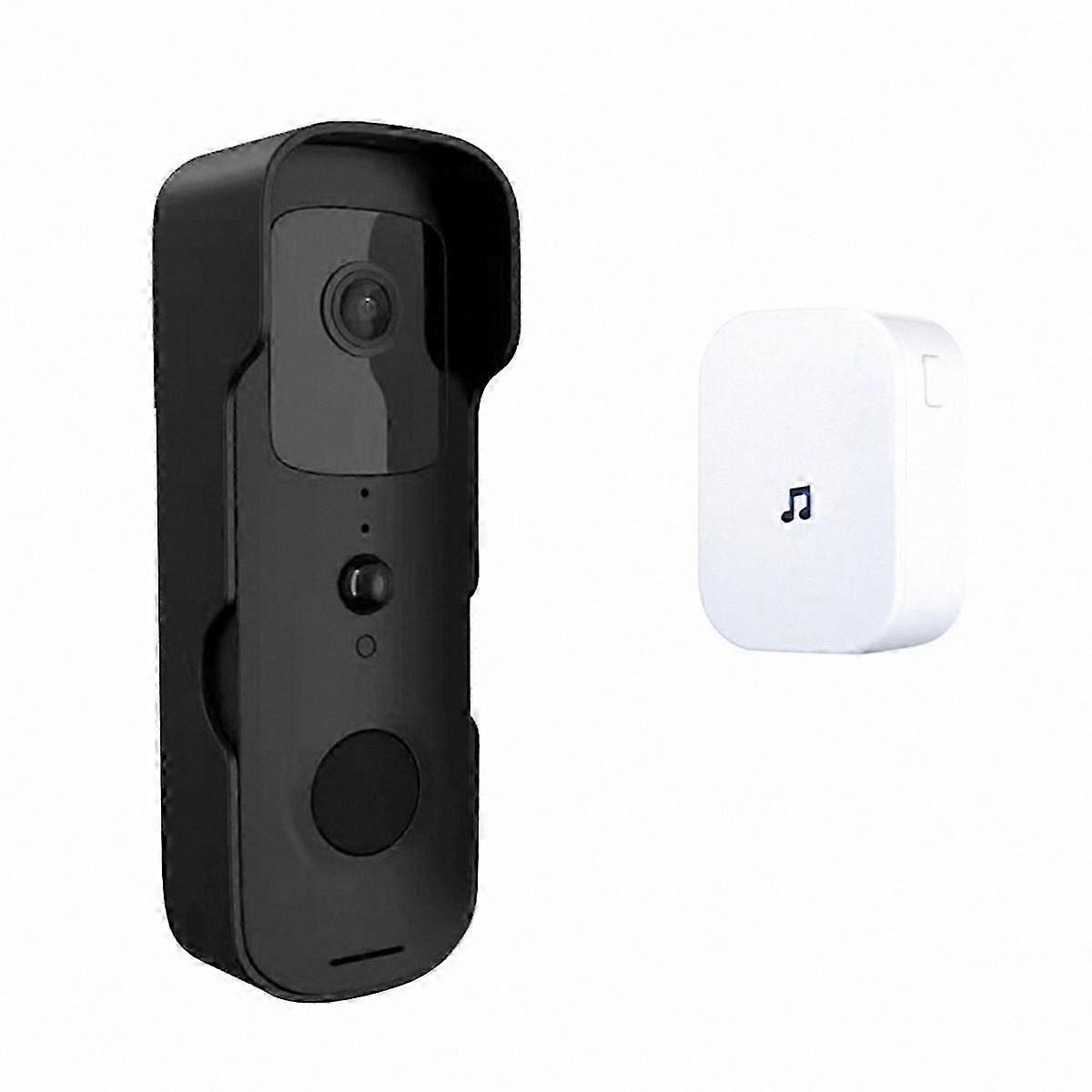 Smart WiFi Video Doorbell with Visual Intercom and EU Plug Support