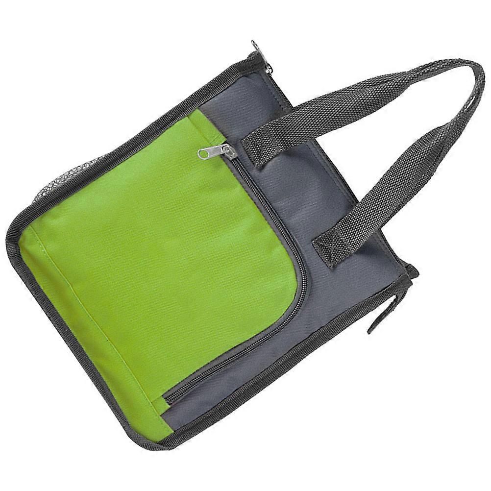 Food Preservation Lunch Tote Bag For All Age Groups Outdoor Use Rectangular Light Green 1Pack