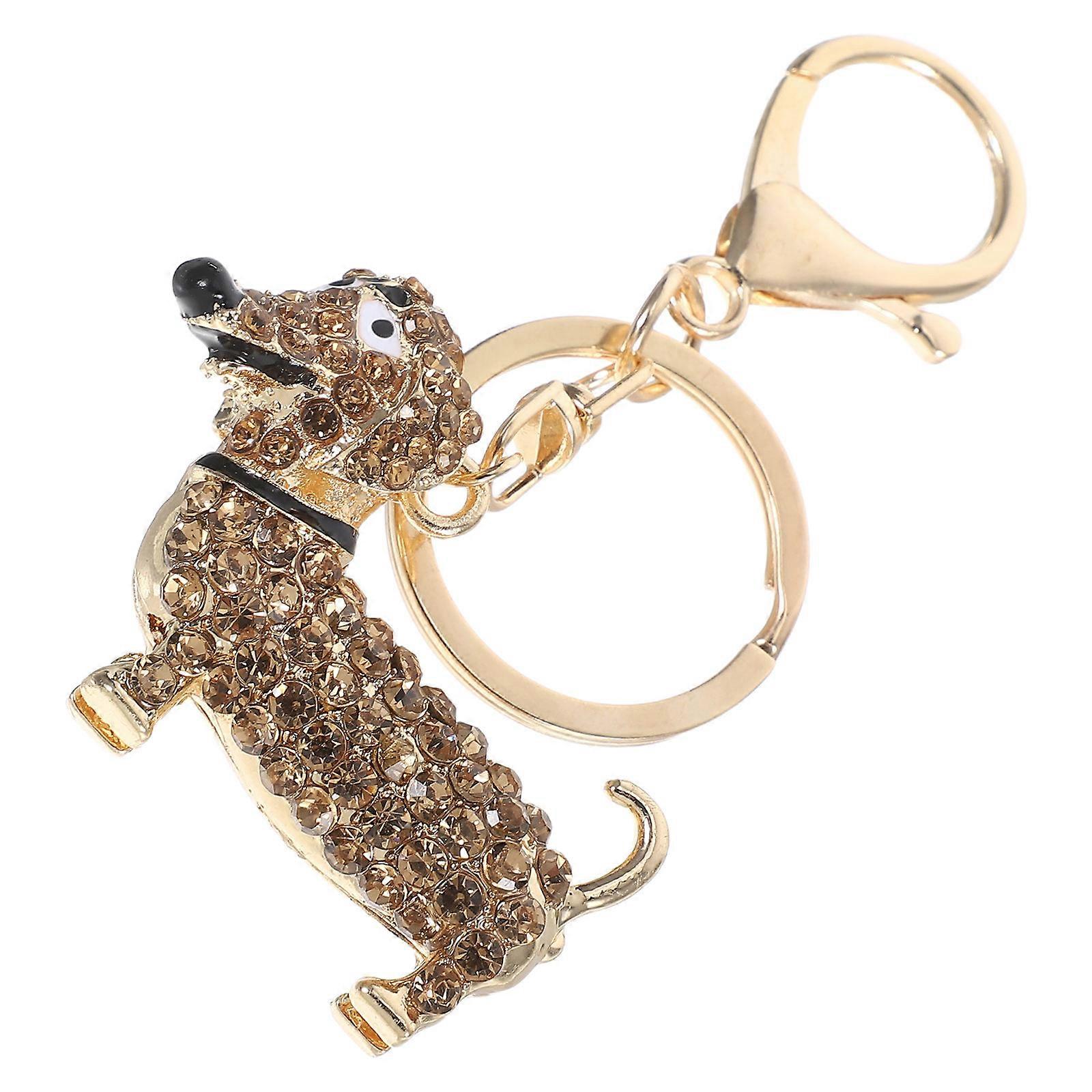 Keychains with Anti-Rust Zinc Alloy and Creative Dog Motif for Stylish Appeal