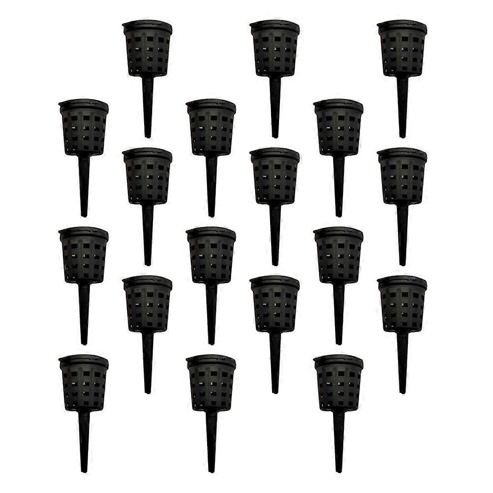 Planting Fertilization Container 150Pcs Ideal for Bonsai Enthusiasts Black Durable Material Protect Fertilizer Pointed Design