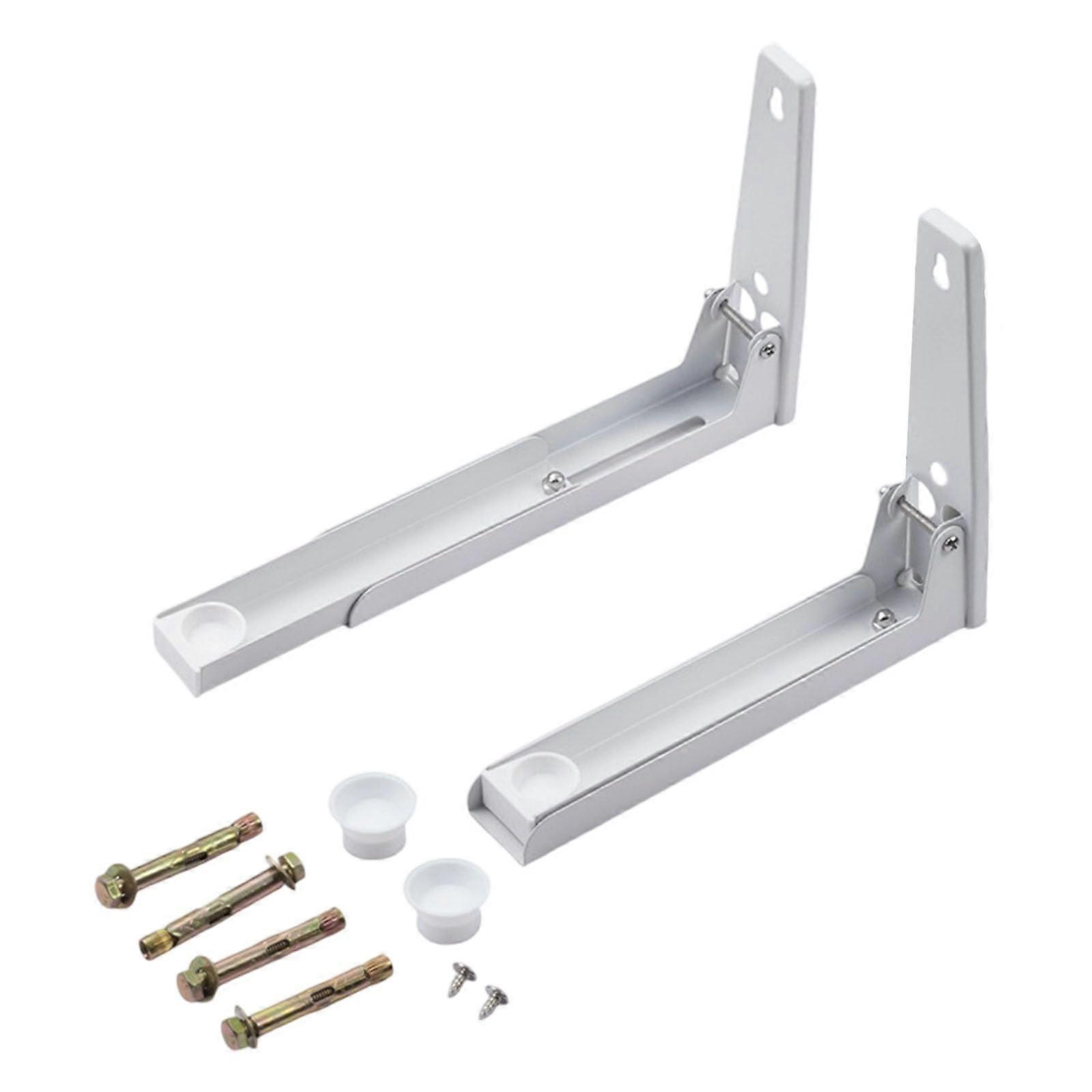 Wallmounted sturdy 304 stainless steel shelf, spacesaving for microwave, oven, kitchen organization tool.