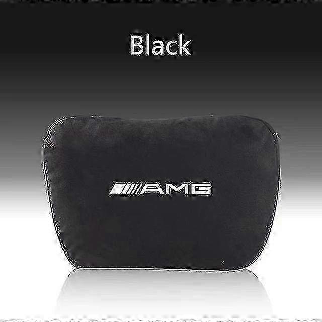 Almofada de pescoço com encosto de cabeça traseiro de carro Mercedes-AMG de alta qualidade com suporte de pescoço macio para modelos ABCE W203, W204, W205, W206, W210, W211 e W212