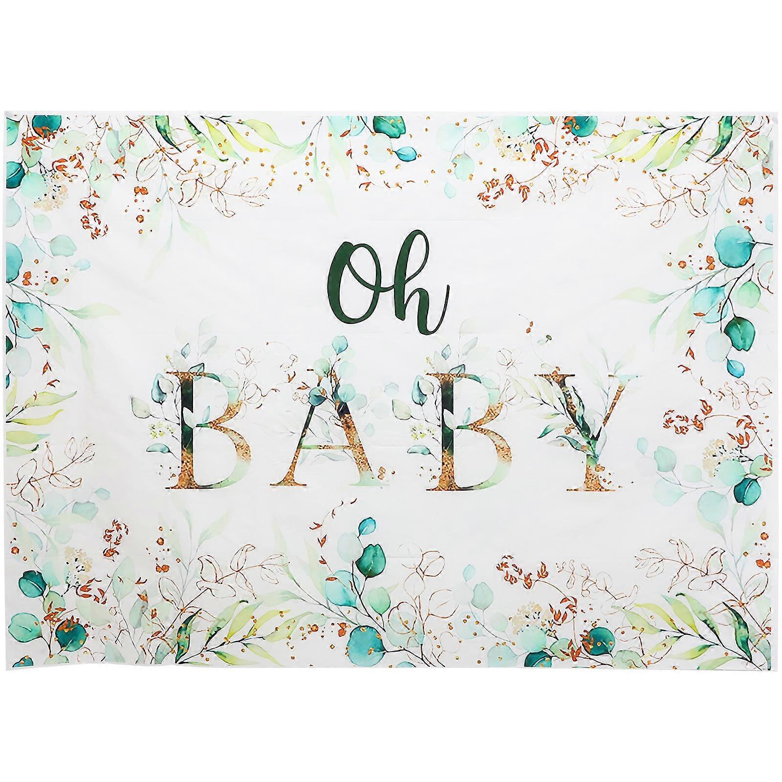 Baby Birthday Backdrop Photography Background For Parents Multi Rectangular Advanced Printing 1Set