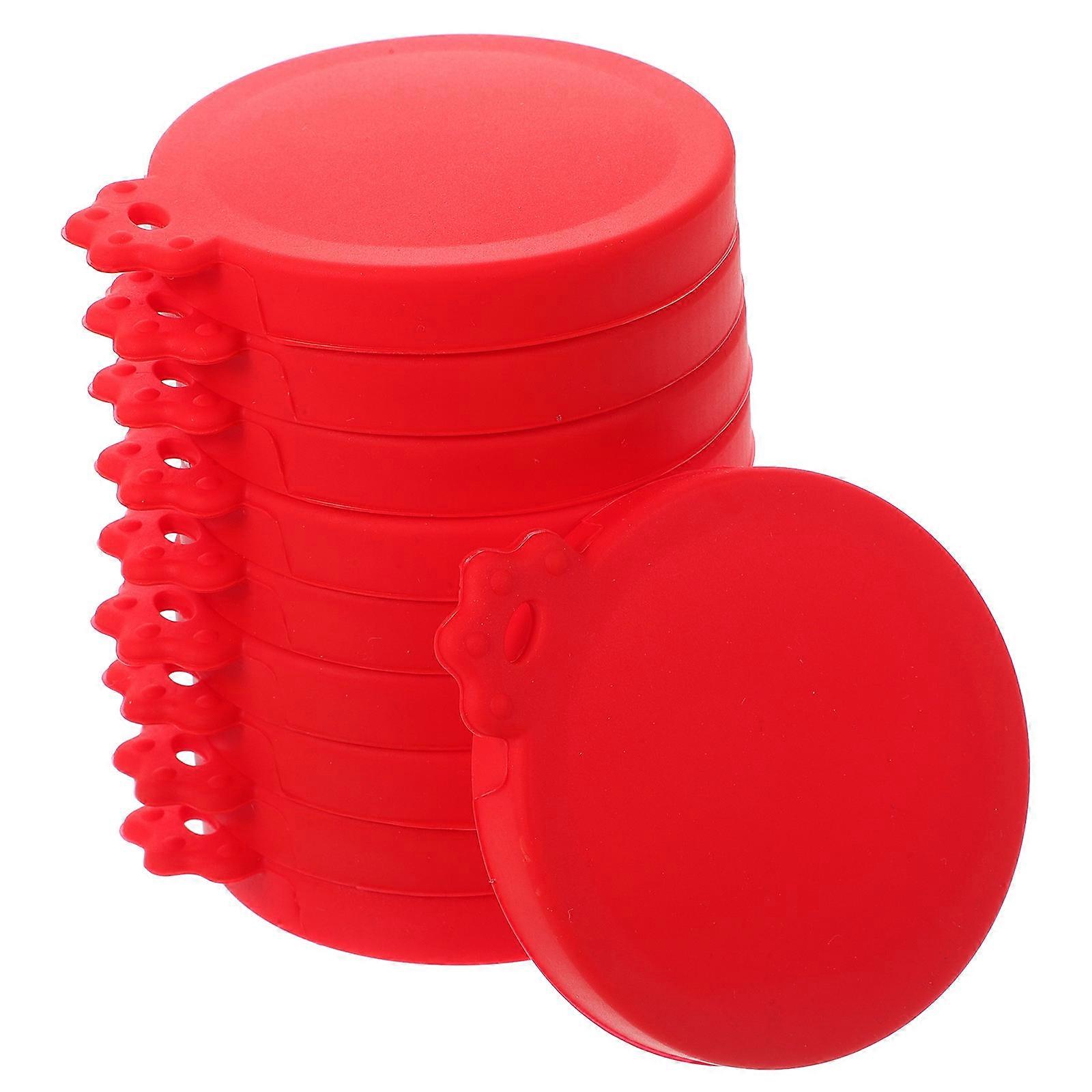 10pcs Food Grade Silicone Can Caps for Beer, Soda & Beverages Airtight Sealed Covers, Spill Resistant Lids for Outdoor Parties, Camping
