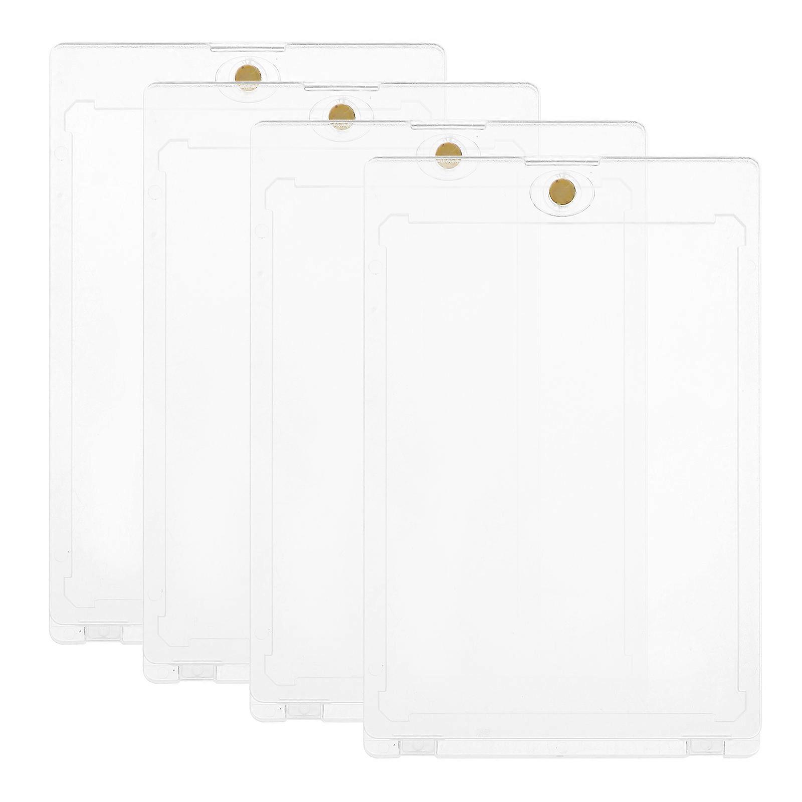 4pcs Card Display Stand for Collectors Card Protection Rack Desktop Support Game Card Holder