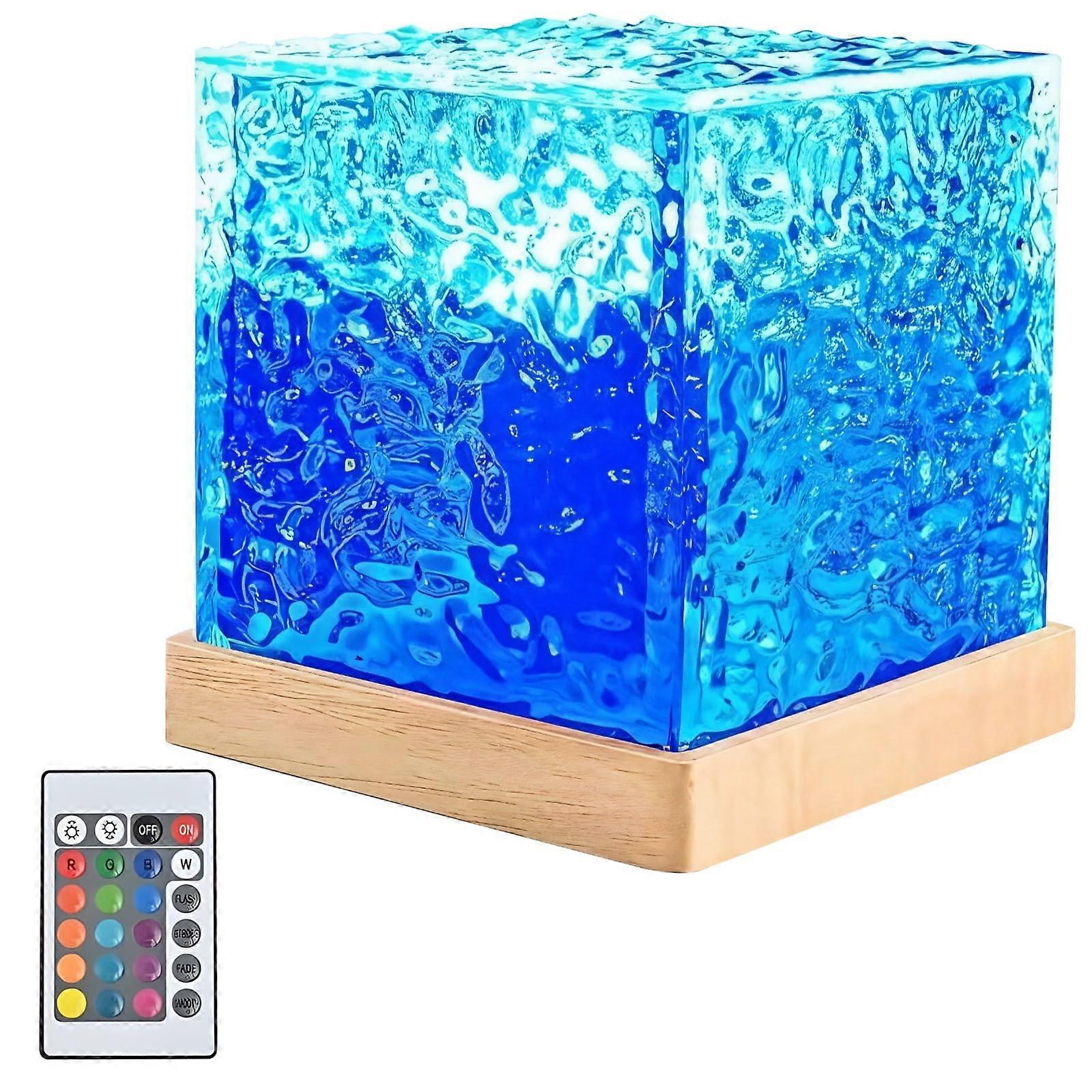 Dynamic LED Night Sky Projector USB Rechargeable Remote Control 162 Lighting Effects Water Wave Lighting For Home Decor