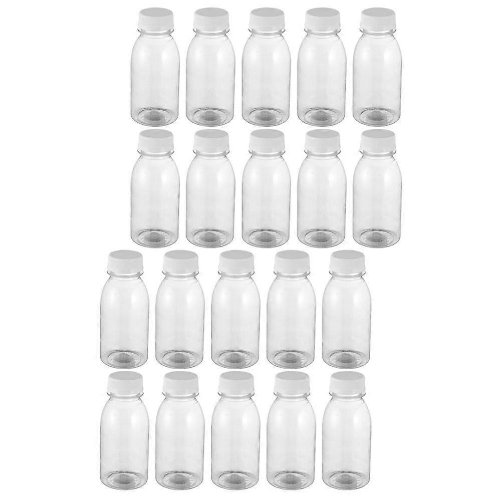Portable Milk Bottles for Storage Made of Plastic Transparent and Reusable Ideal for Travel 20pcs