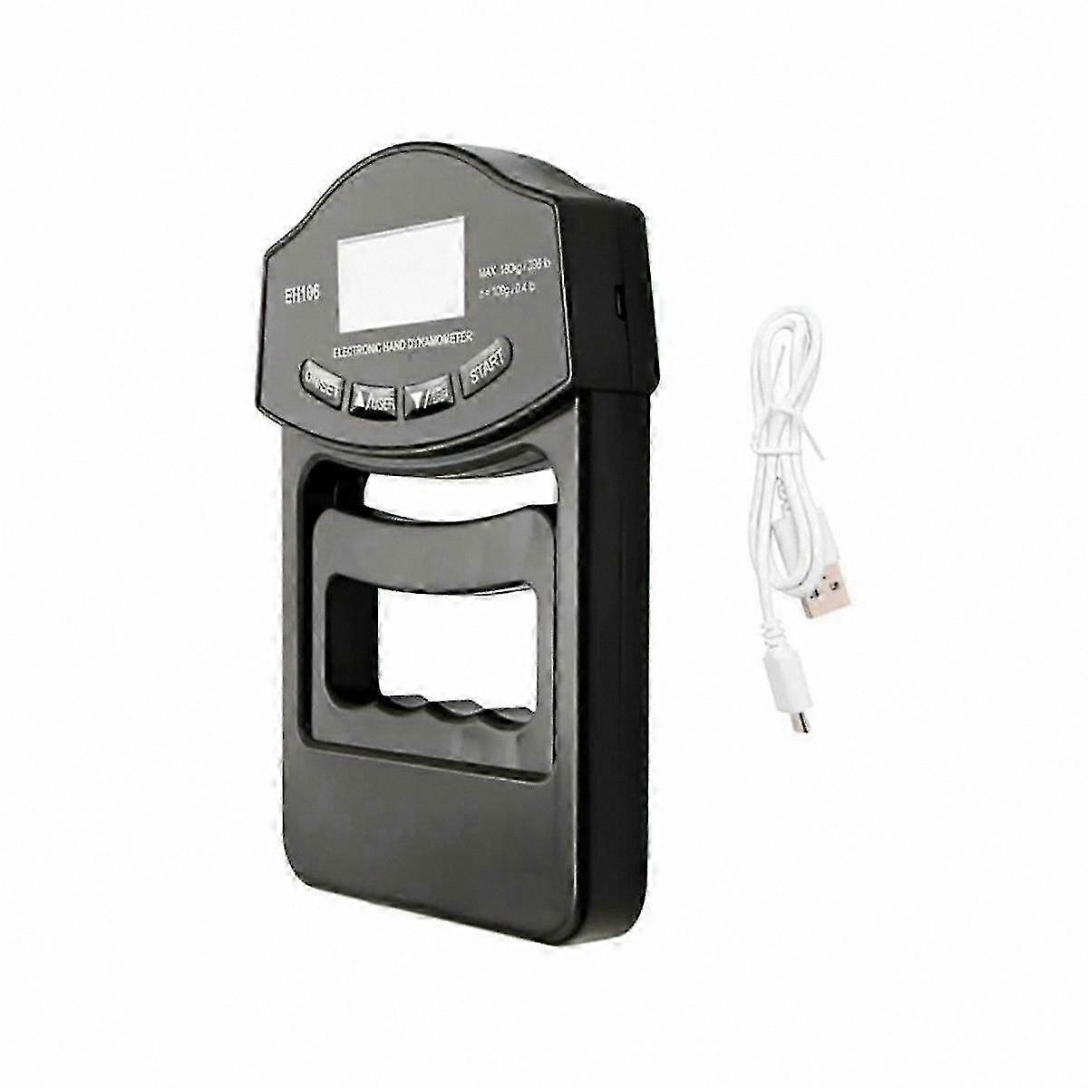 Digital Hand Grip Strength Tester with USB LCD Screen, 396lbs/180kg Max Measurement