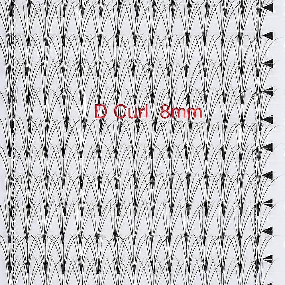 SKONHED Eyelashes Individual Eyelash Extension D 8mm