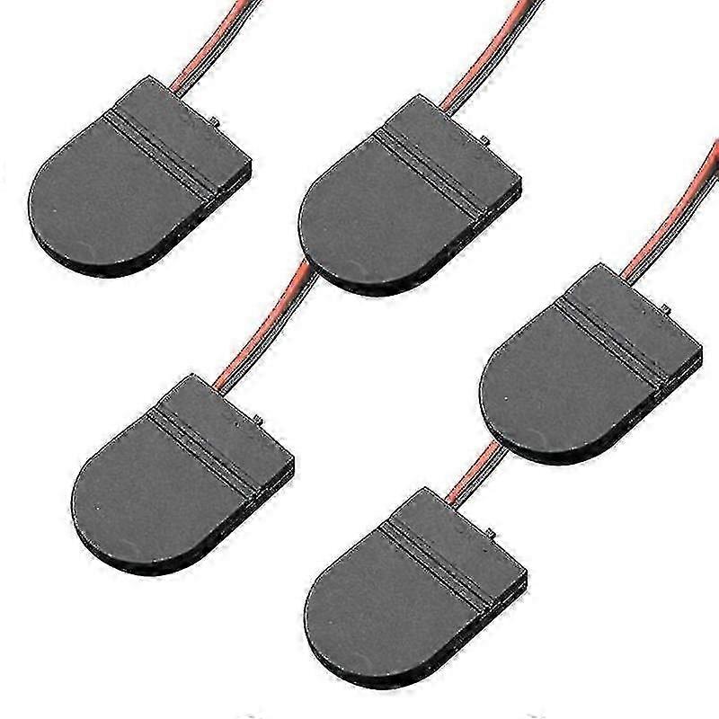 2025 5pcs Button Battery Container With On/off Switch Cr2032 Coin Cell Storage Case