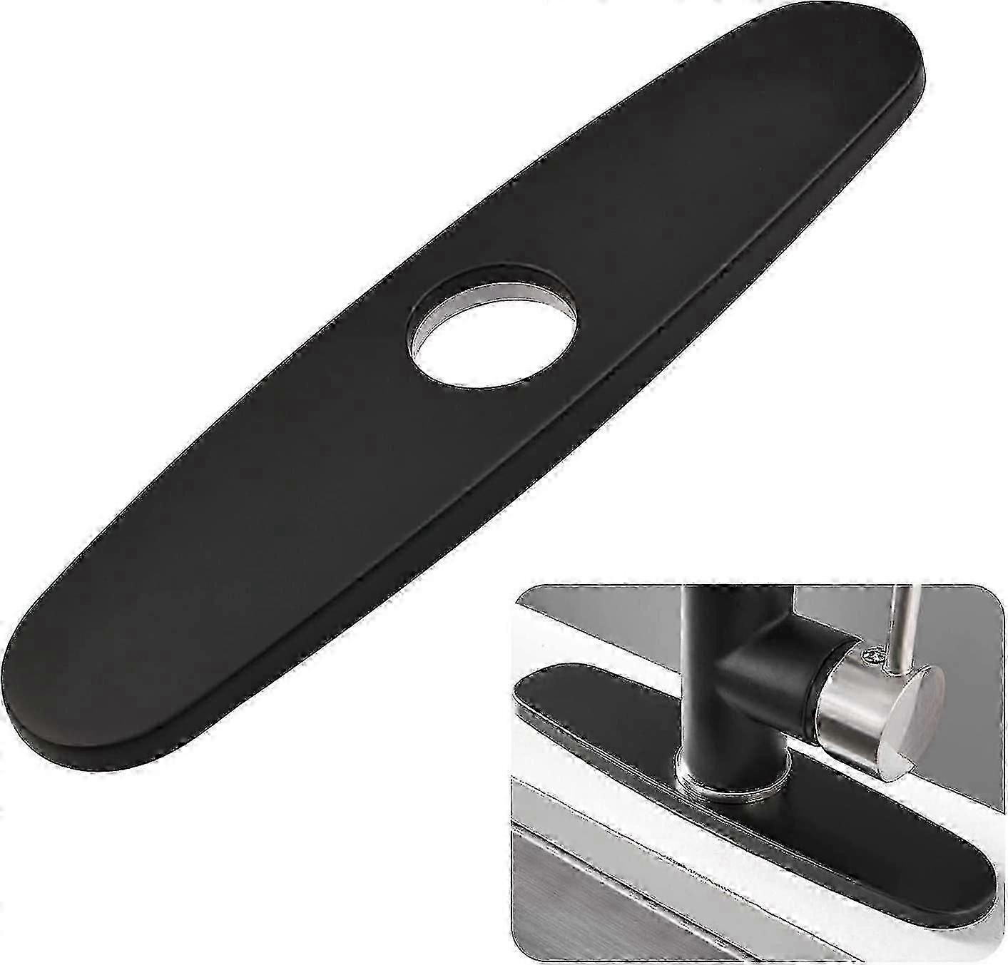 Abdeckplatte für Spülloch Edelstahl rund