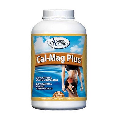 OmegaAlpha Calcium Magnesium Plus, 240 Veg Caps