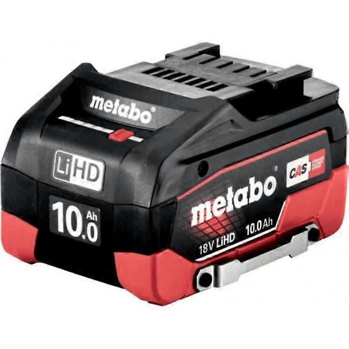 LiHD Battery Pack 18V - METABO - 10.0 Ah - Safety - Compatible with CAS - Long Duration