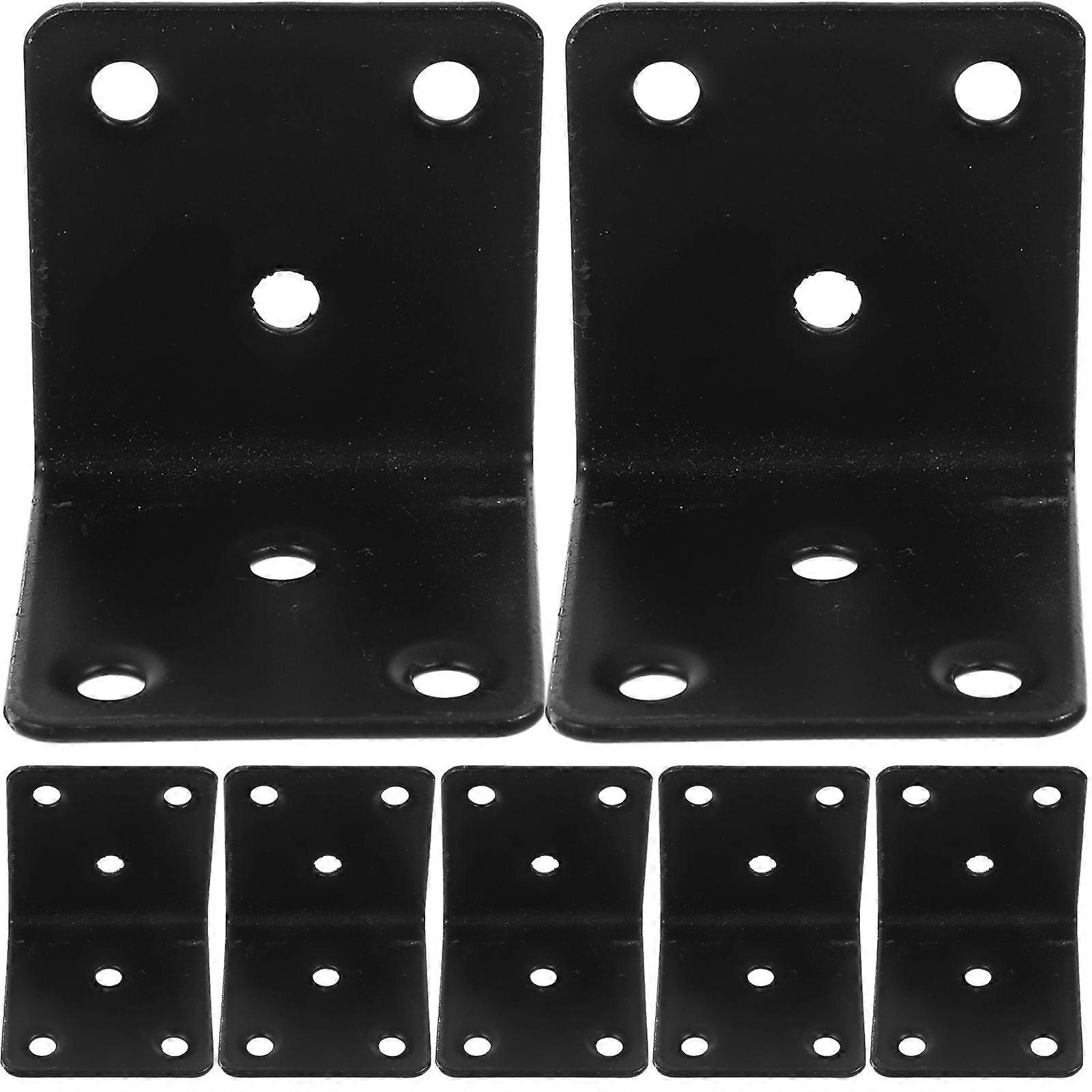 10pcs Angle Brackets Shelf Brackets Angle Iron Brackets Heavy Duty L Brackets for Shelves