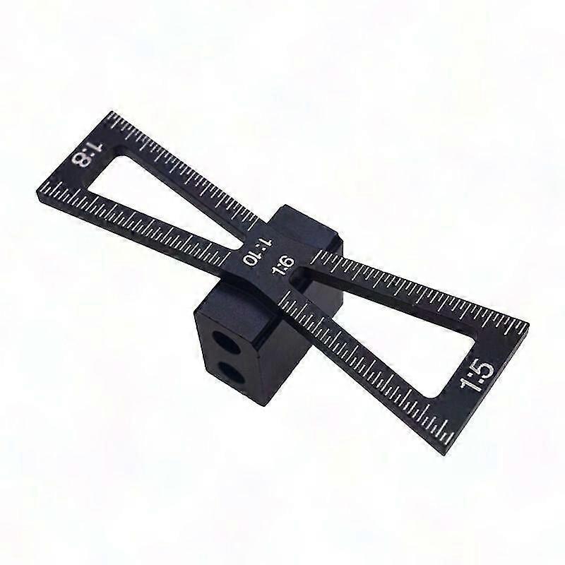 1 Pcs Dovetail Marker with Scale - Precision Dovetail Marking Gauge for Woodworking Jigs & Guides